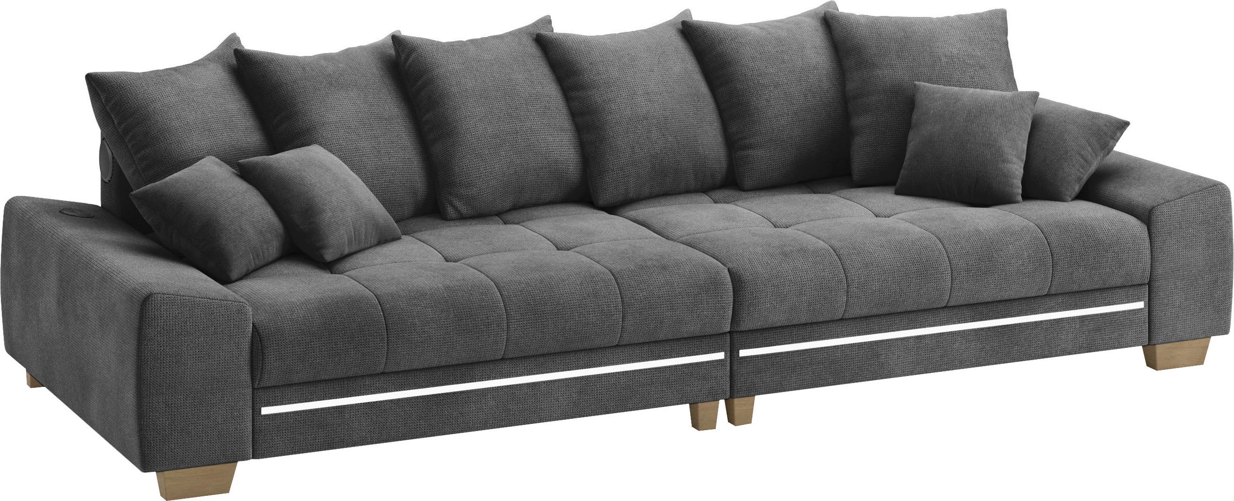 INOSIGN Didelė sofa »Nikita II« su RGB-LED Blu...