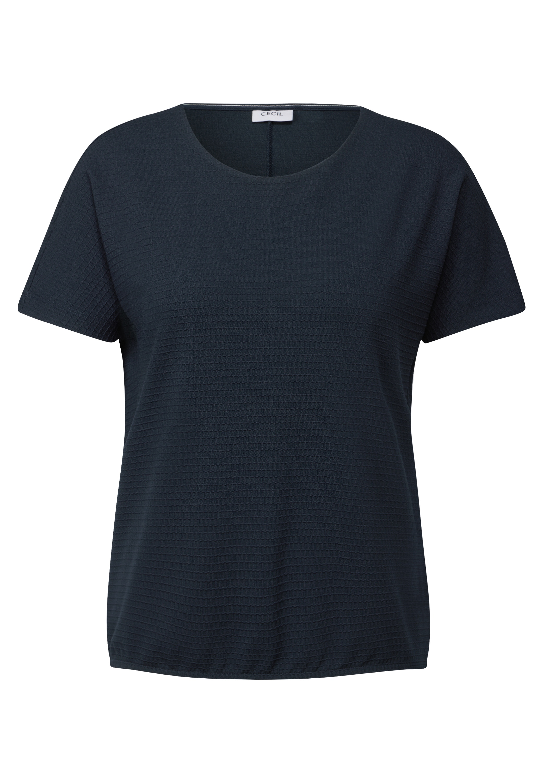 Cecil T-Shirt, mit Elastiksaum