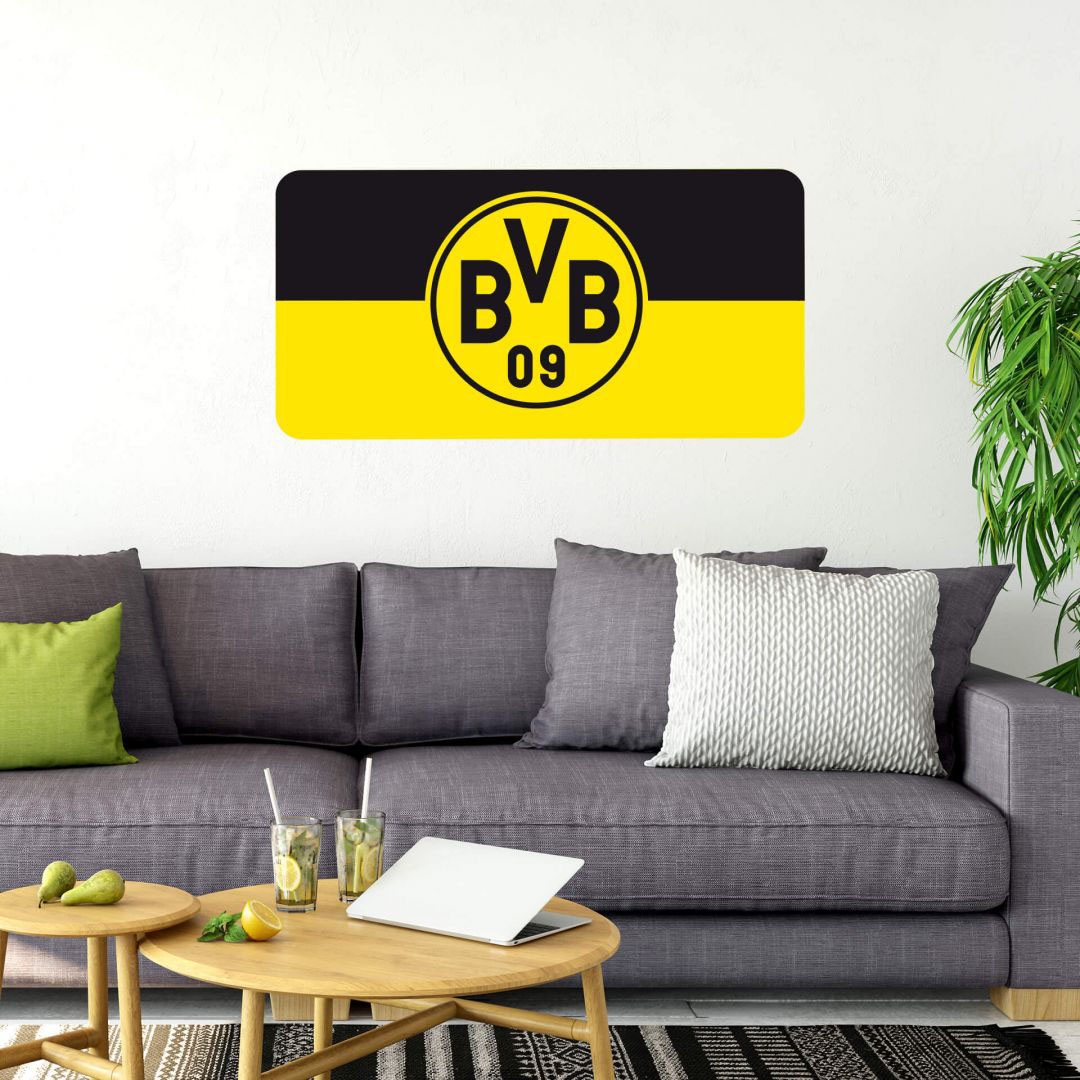 Wall-Art Wandtattoo »Borussia Dortmund Banner«, (1 St.), selbstklebend, entfernbar