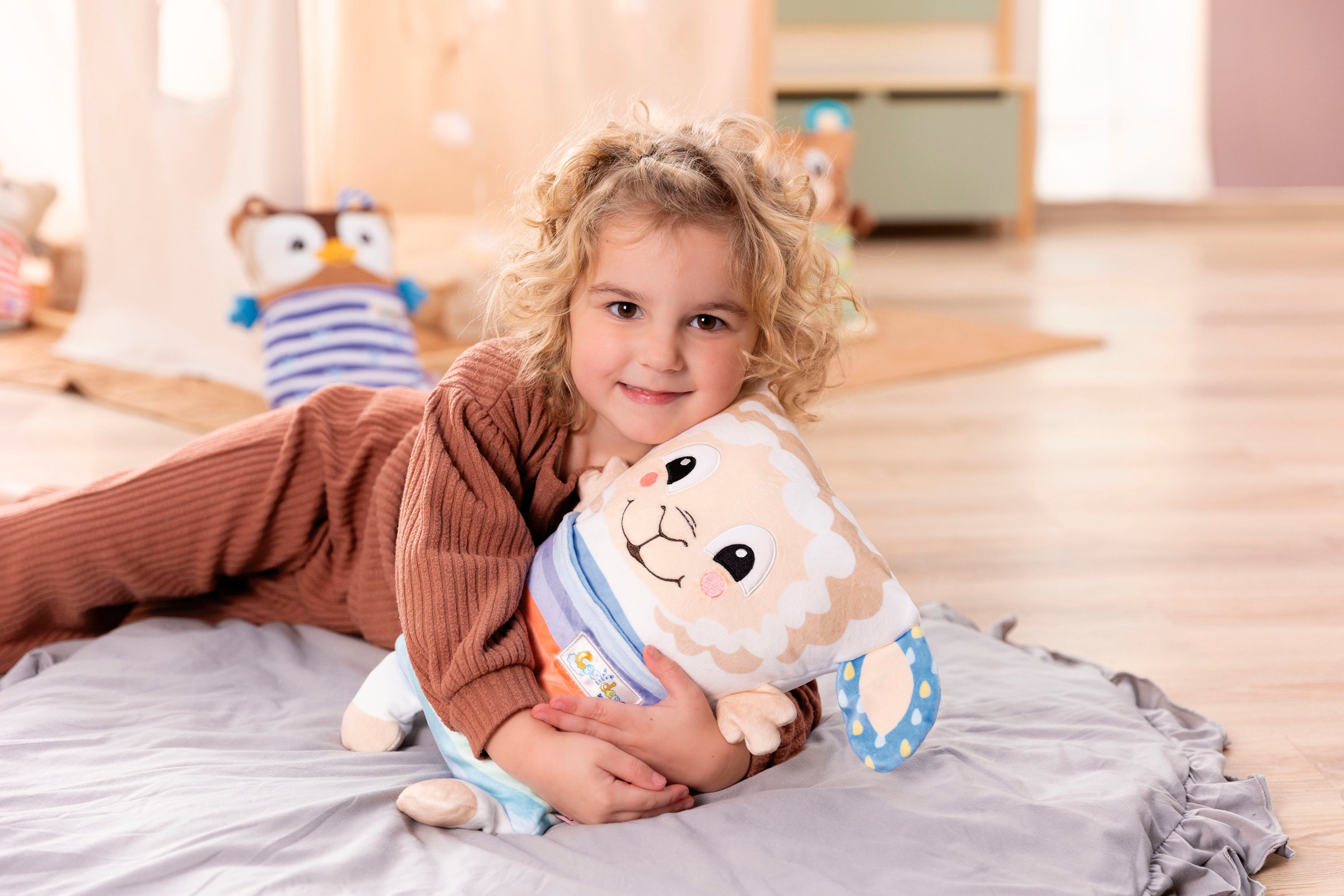Nici Kuscheltier »Cosidoos, Schaf mit Wendefunktion 30x20 cm«, enthält recyceltes Material (Global Recycled Standard)