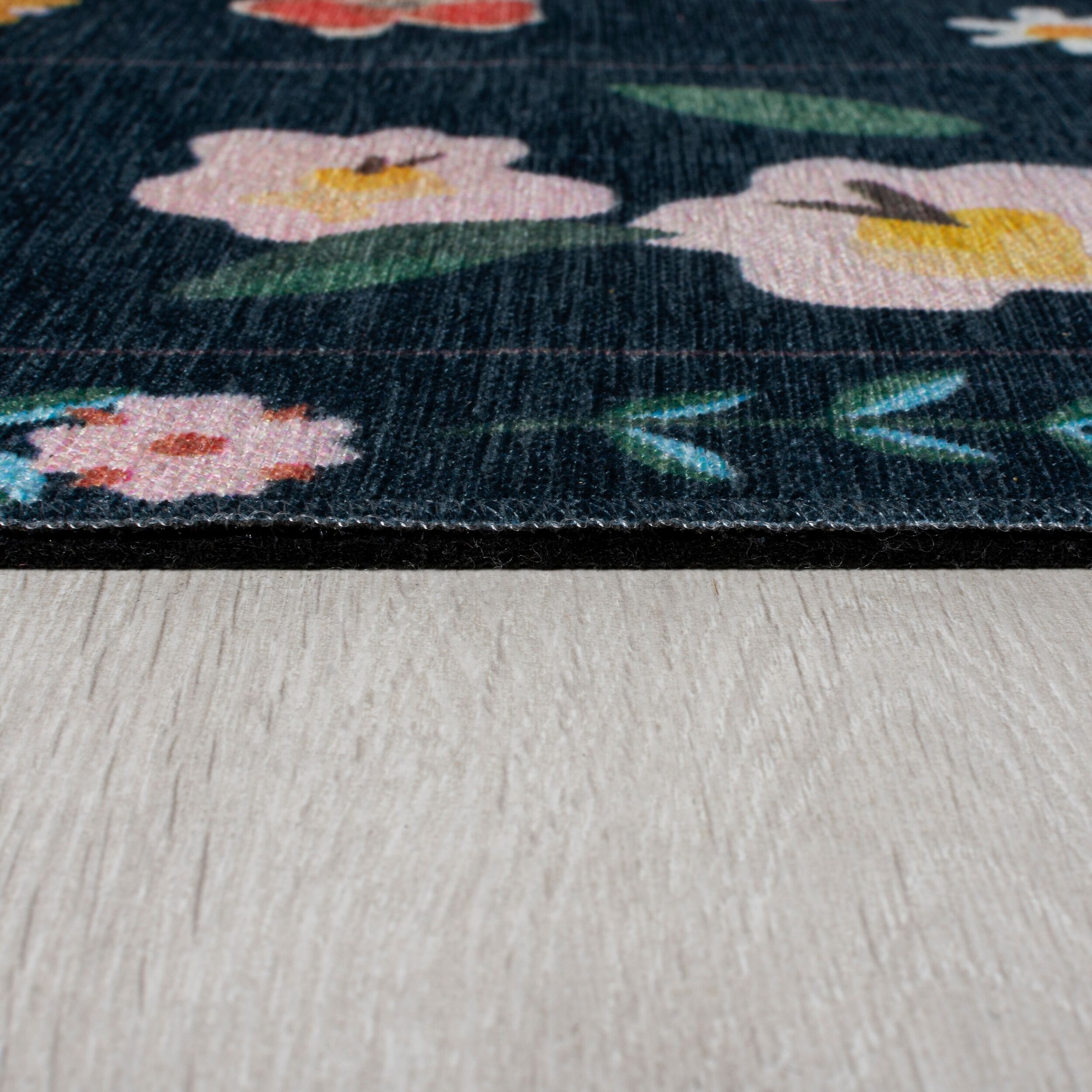 FLAIR RUGS Teppich »Nordic Floral«, rechteckig, 8 mm Höhe, Nordic Floral Washbarer Teppich