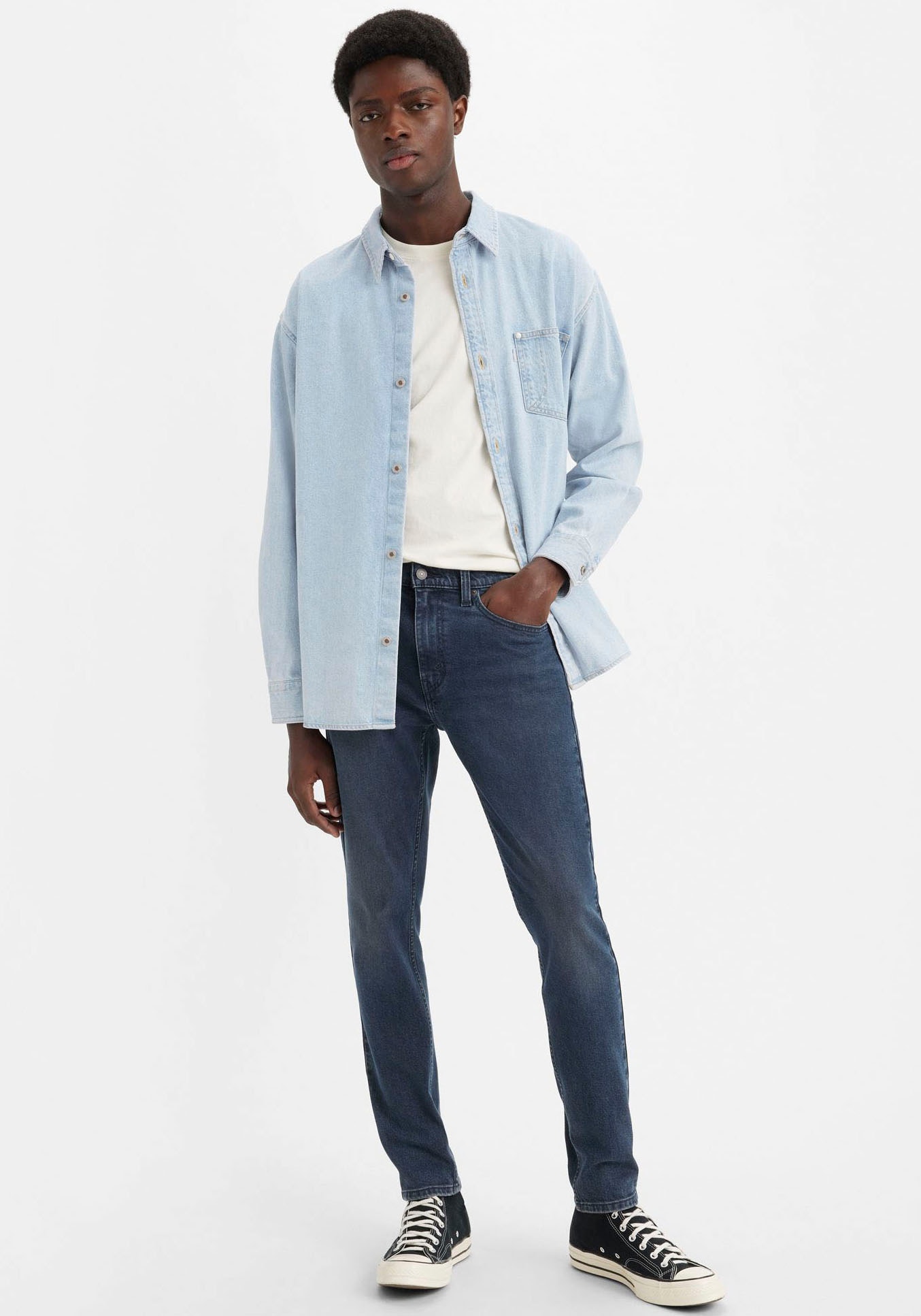 Levis "512 Slim Taper Fit" mit Markenlabel günstig online kaufen