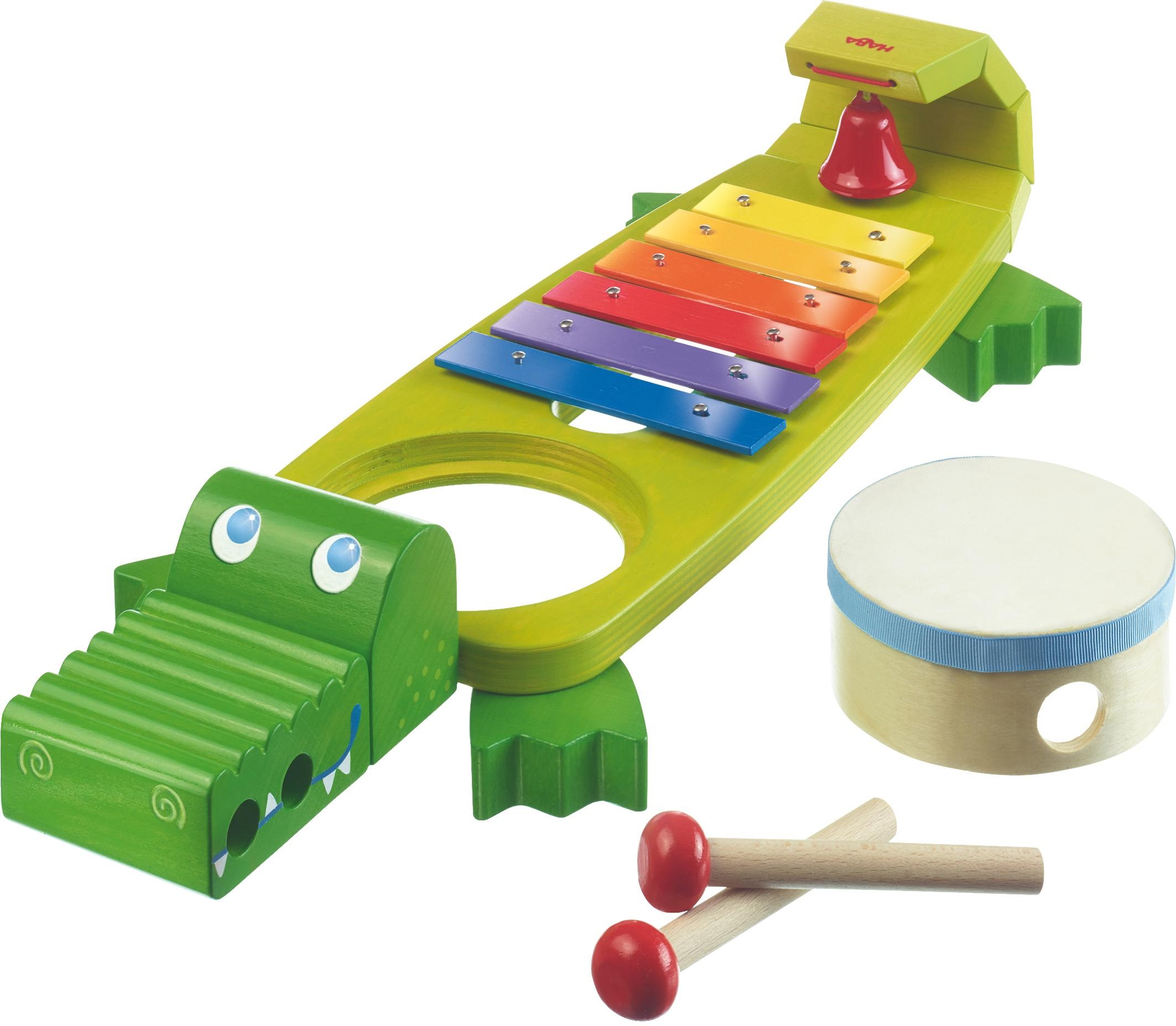 Haba Spielzeug-Musikinstrument »Klang-Kroko«