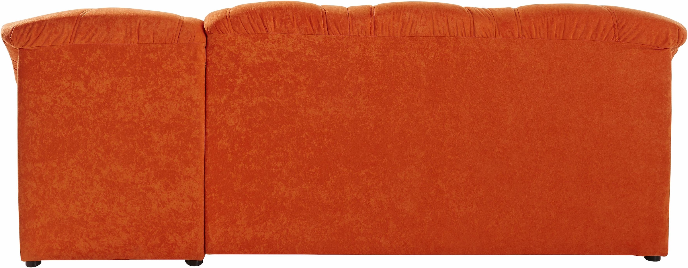DOMO collection Ecksofa »Elva, zeitlose Formensprache, elegante Rückensteppung, L-Form«, wahlweise mit Bettfunktion und Federkern