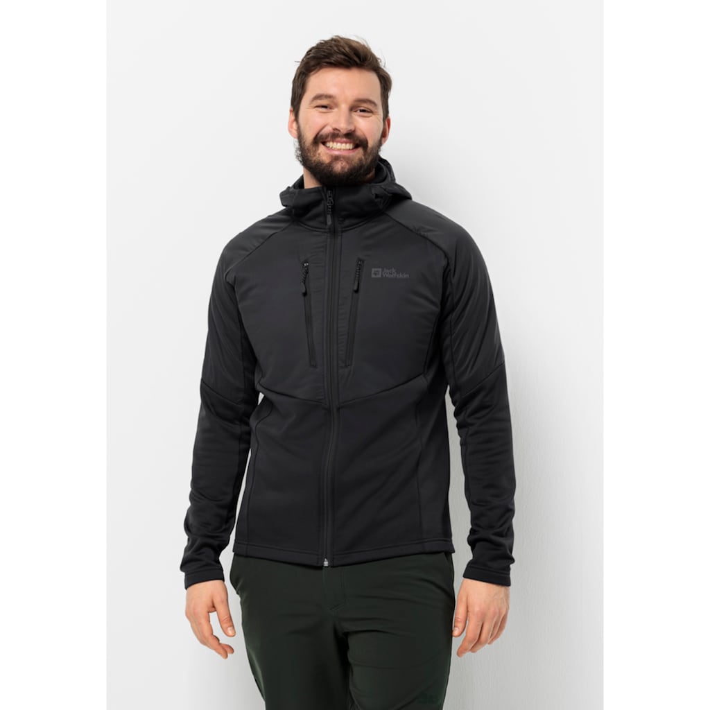 Jack Wolfskin Kapuzenfleecejacke »ALPGRAT PRO INS FZ M«, mit Kapuze