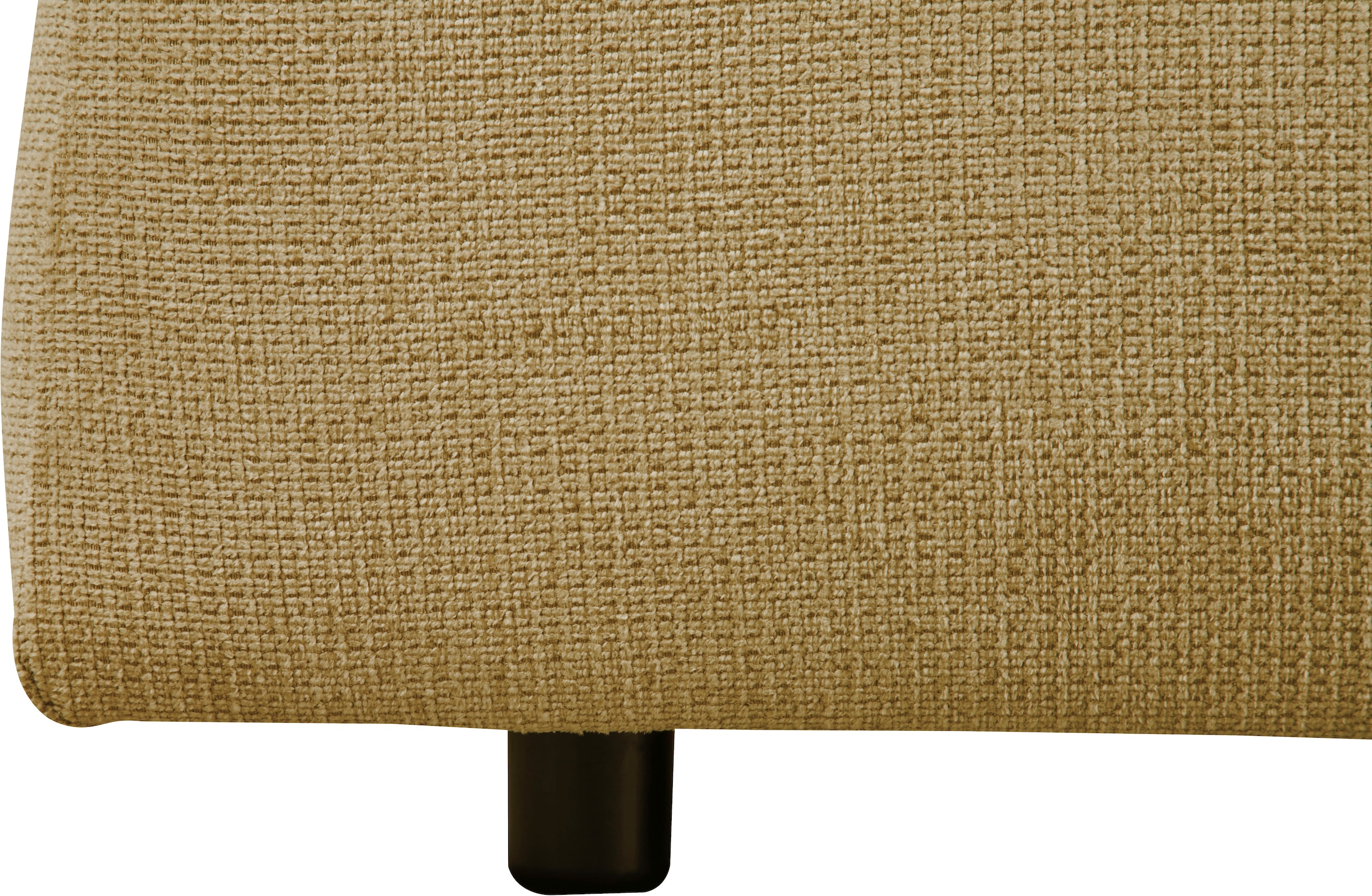 andas Ecksofa »Linkka, Breite 301 cm«, L-Form, in einem weichen Chenille-Stoff, mit Wellenunterfederung
