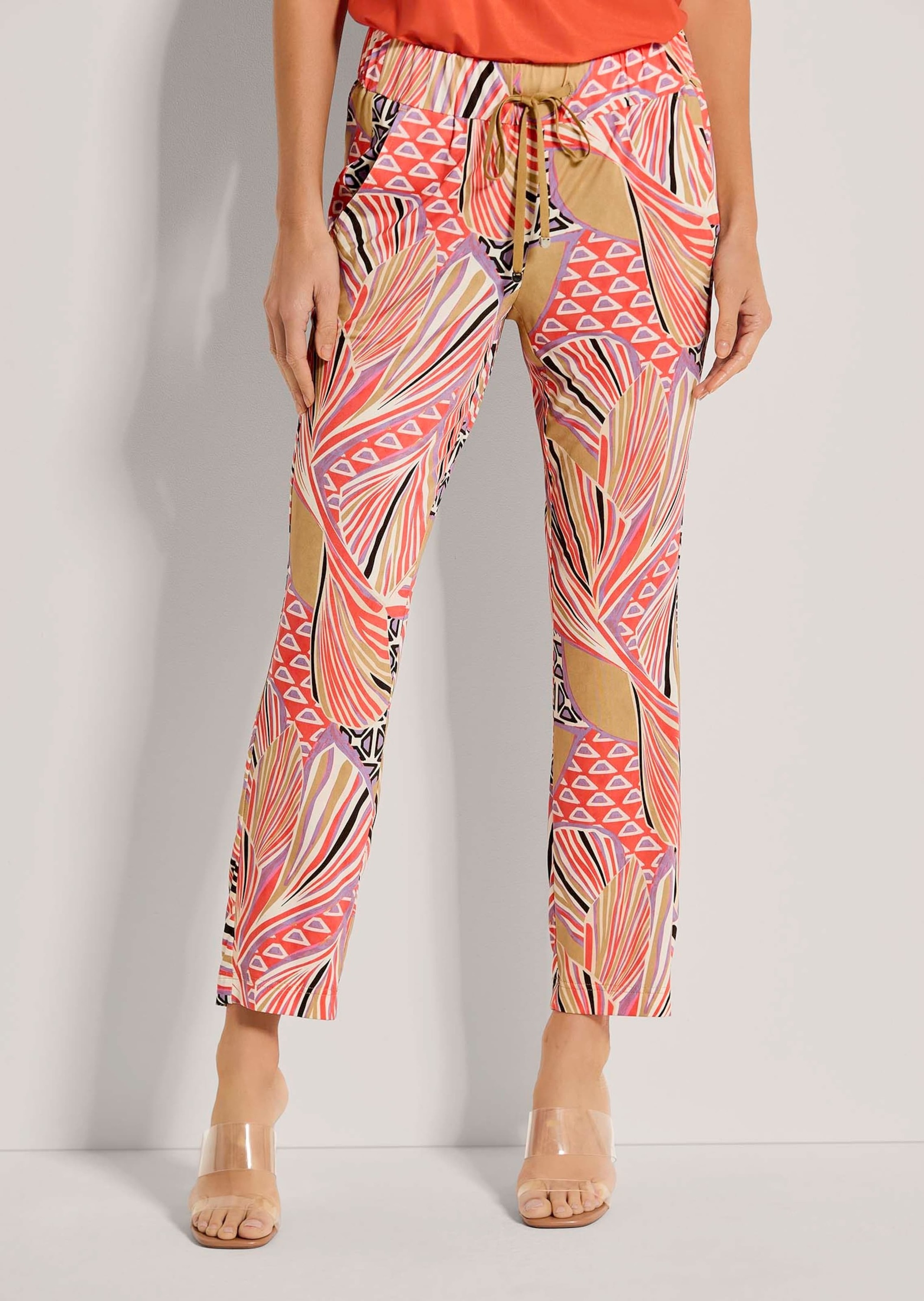 MADELEINE Schlupfhose "7/8 Hose Farbige Schlupfhose mit grafischem Print" günstig online kaufen