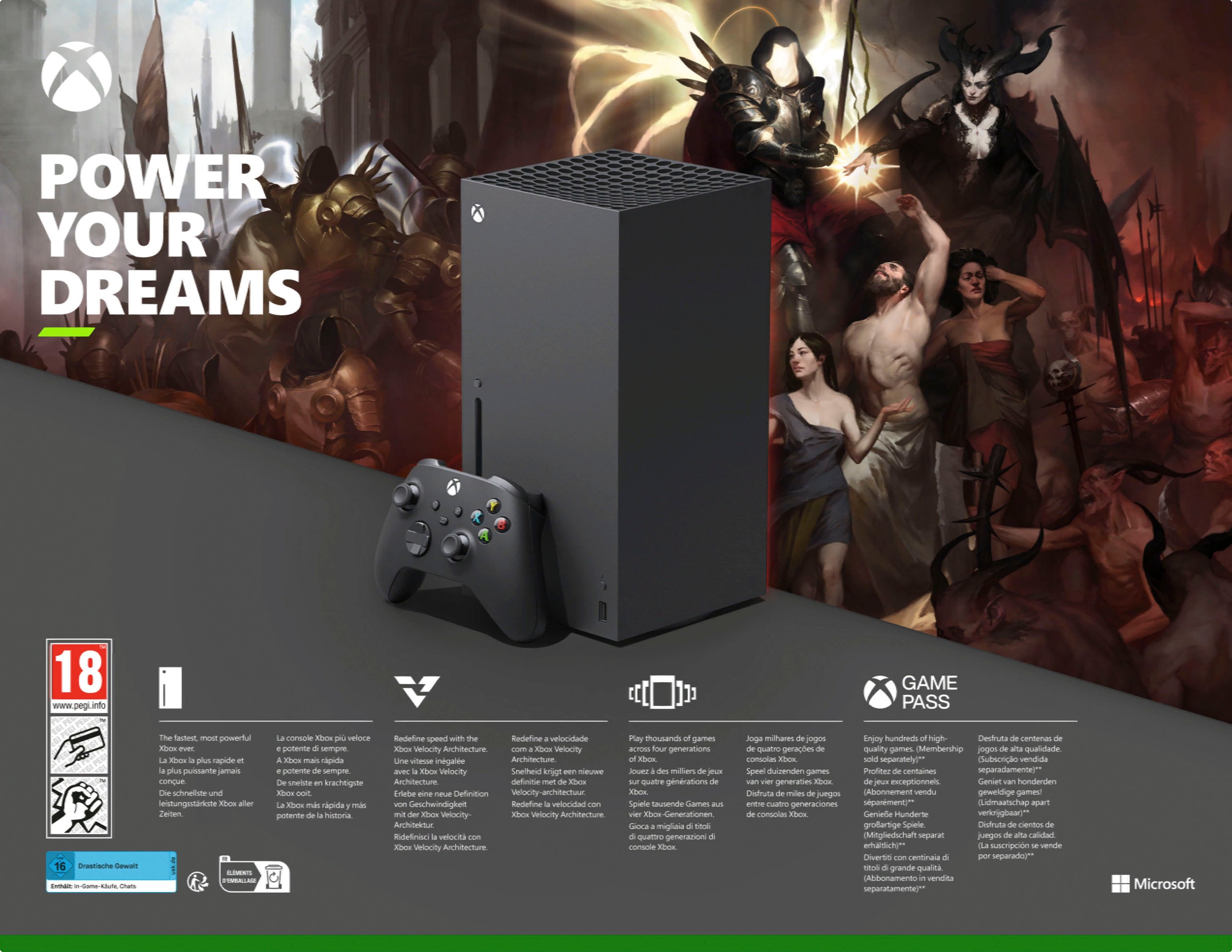 Xbox Spielekonsole »Series X - Diablo IV Bundle«, Xbox Series X Diablo IV Bundle