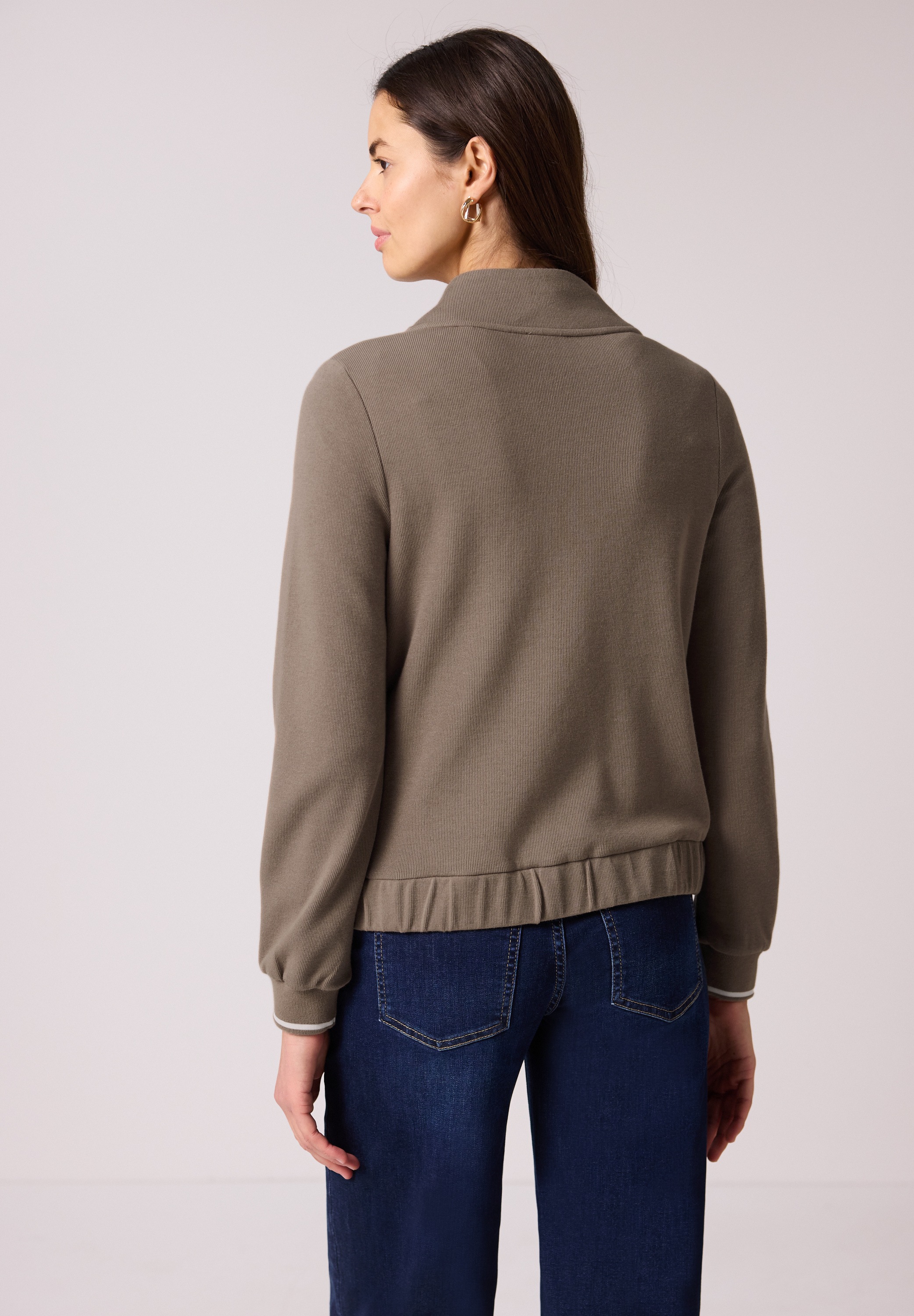 STREET ONE Cardigan mit College-Style Details