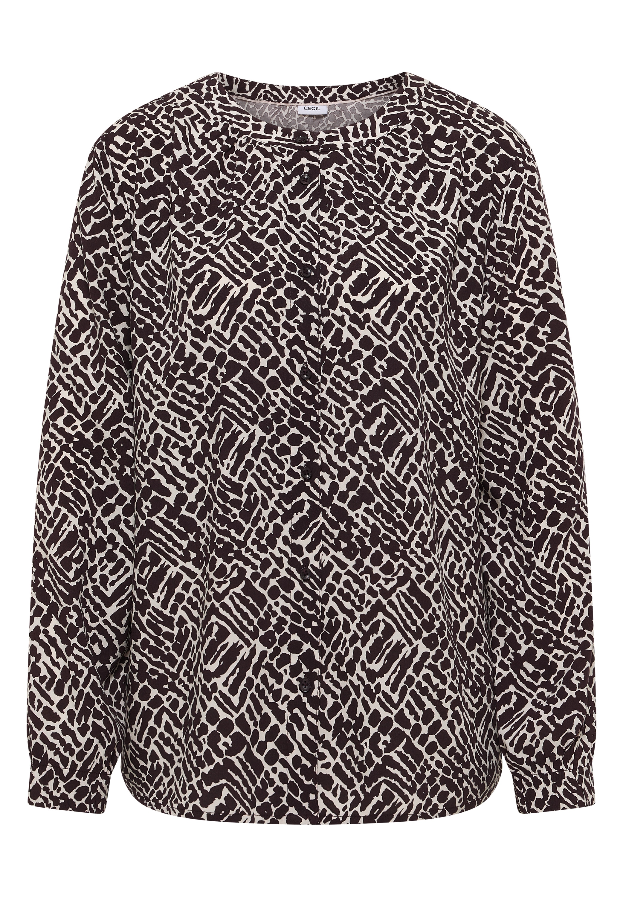 Cecil Langarmbluse mit grafischem Muster