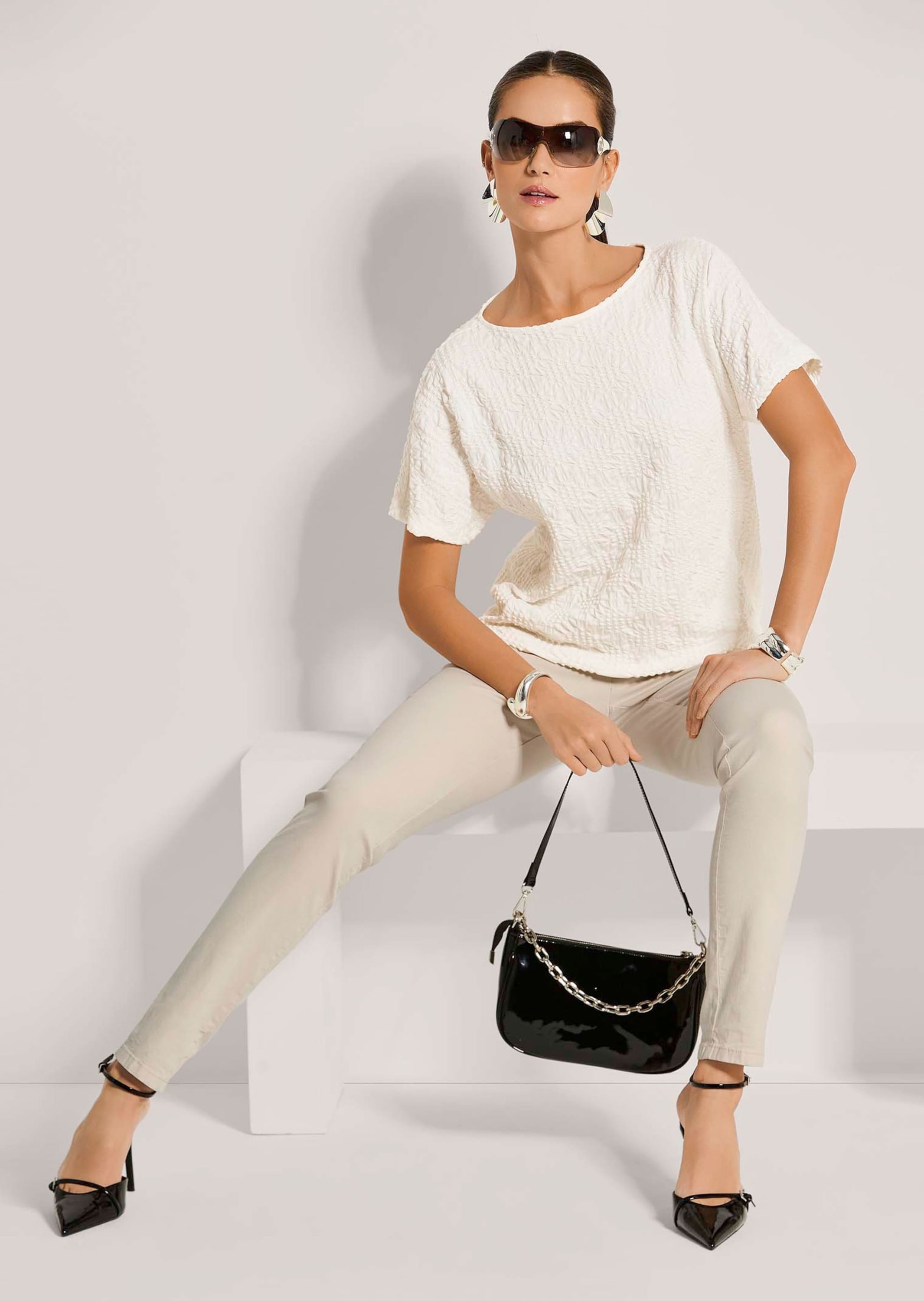 MADELEINE Langarmshirt »Sweatshirt Sweatshirt mit Gummibund«