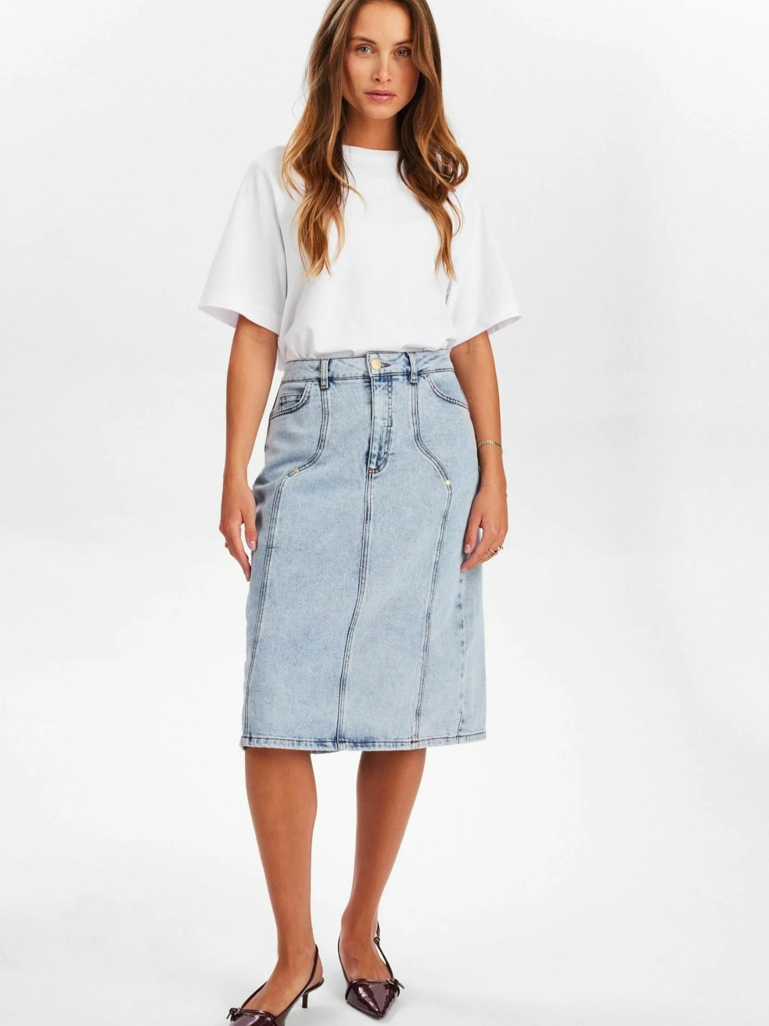 Thumbnail - nümph Midirock "Nümph Midi skirt NUTORONTO"