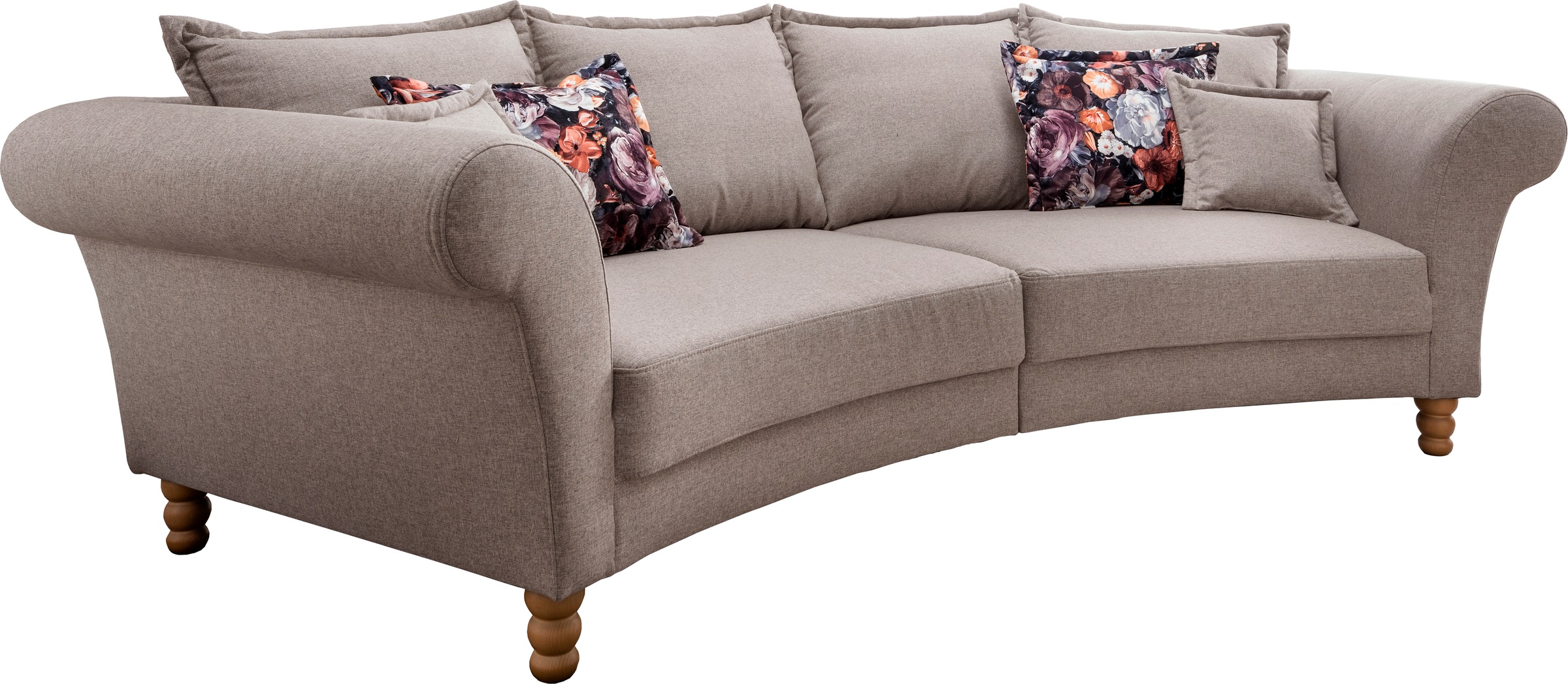 Thumbnail - Home affaire Big-Sofa "Tassilo geschwungene Formensprache, bequem, Mega Sofa, Breite 350cm"