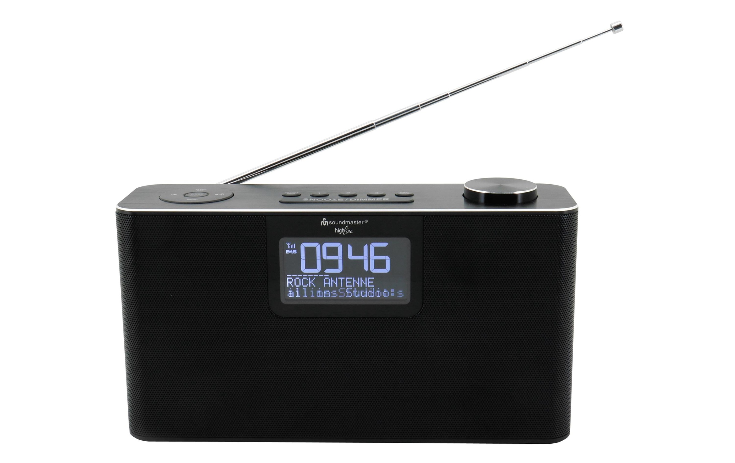 Soundmaster Digitalradio (DAB+) »DAB700SW Schwarz« ( Digitalradio (DAB+) | FM-Tuner )