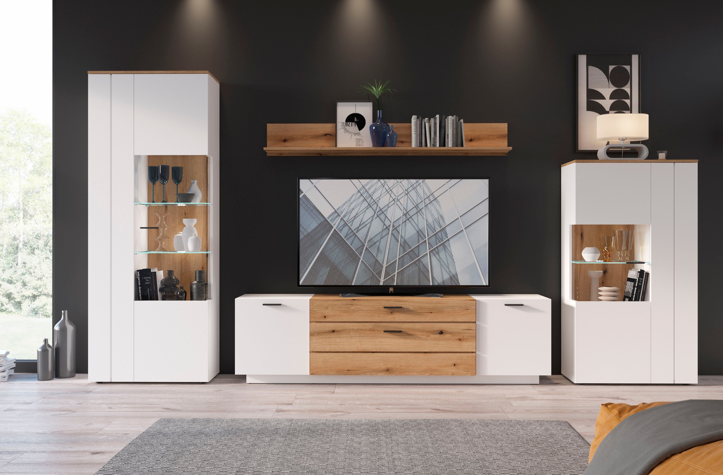 Home affaire Wohnwand "Dalano" 4 Stk. tlg. günstig online kaufen