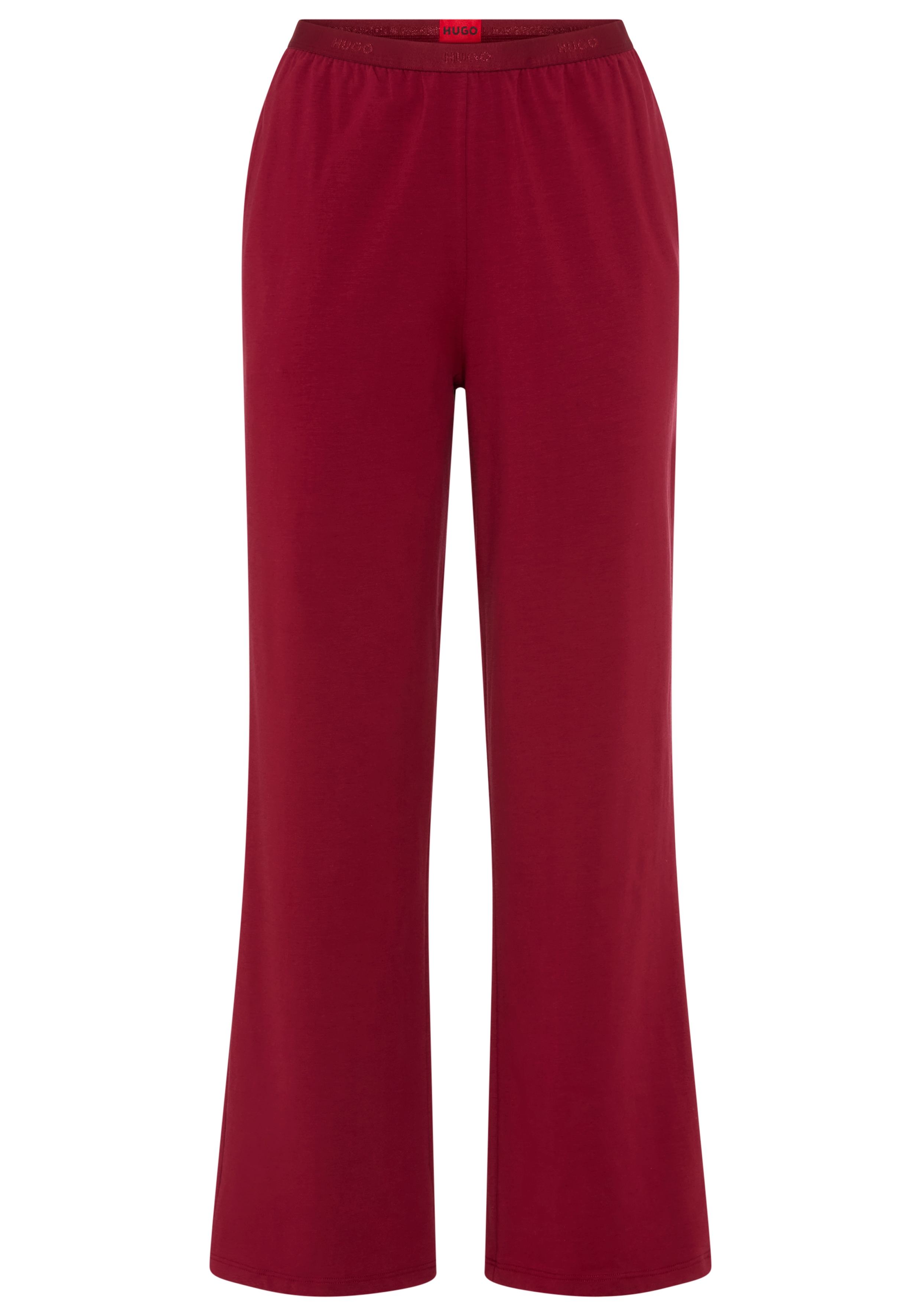 HUGO Underwear Pyjamahose "ID" Sichtbarer Elastikbund, gerades Bein