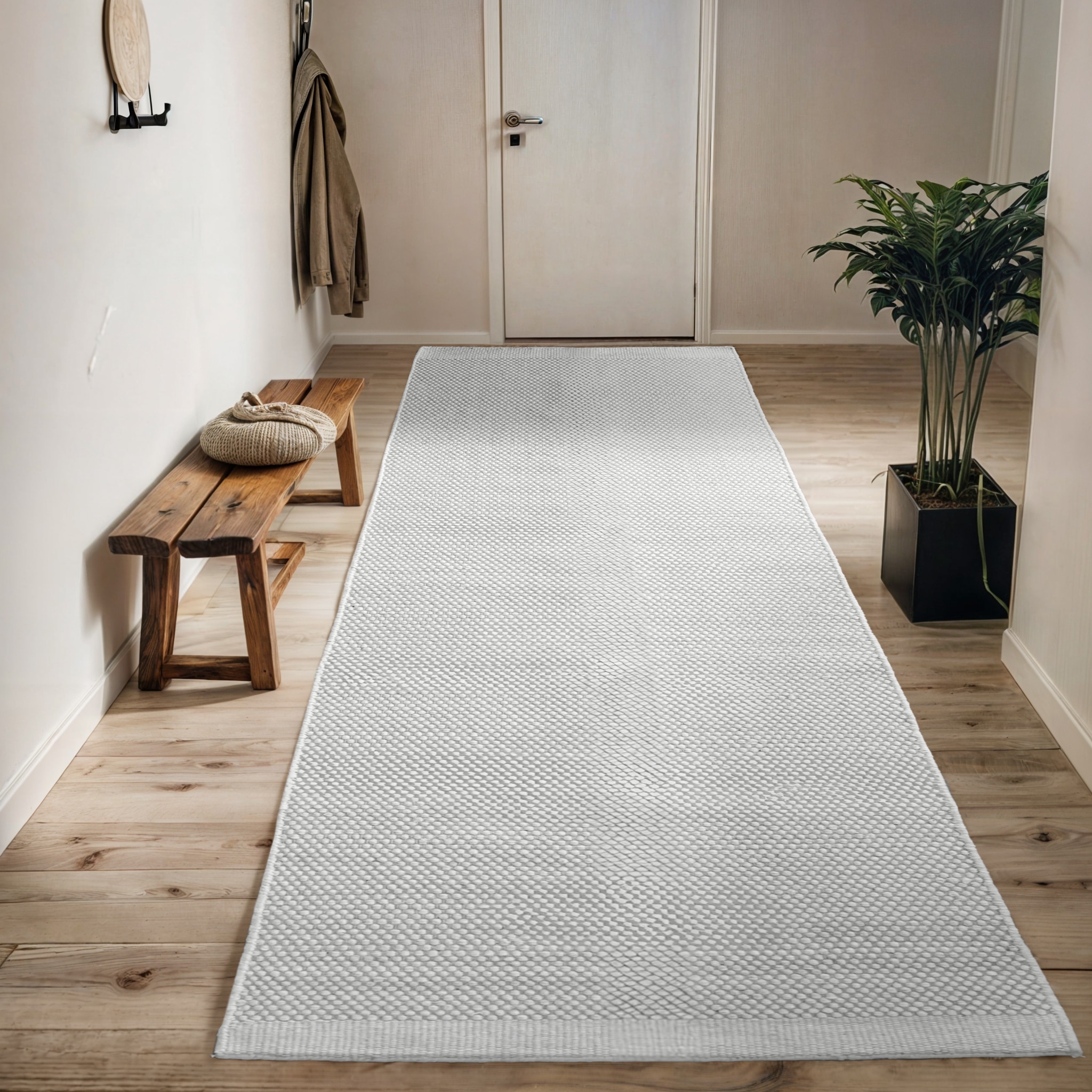 Myflair Möbel & Accessoires "WOOLY DREAM" rechteckig 10 mm Höhe handgewebter Wendeteppich, Uni Farben, reine Wolle, Wohnzimmer