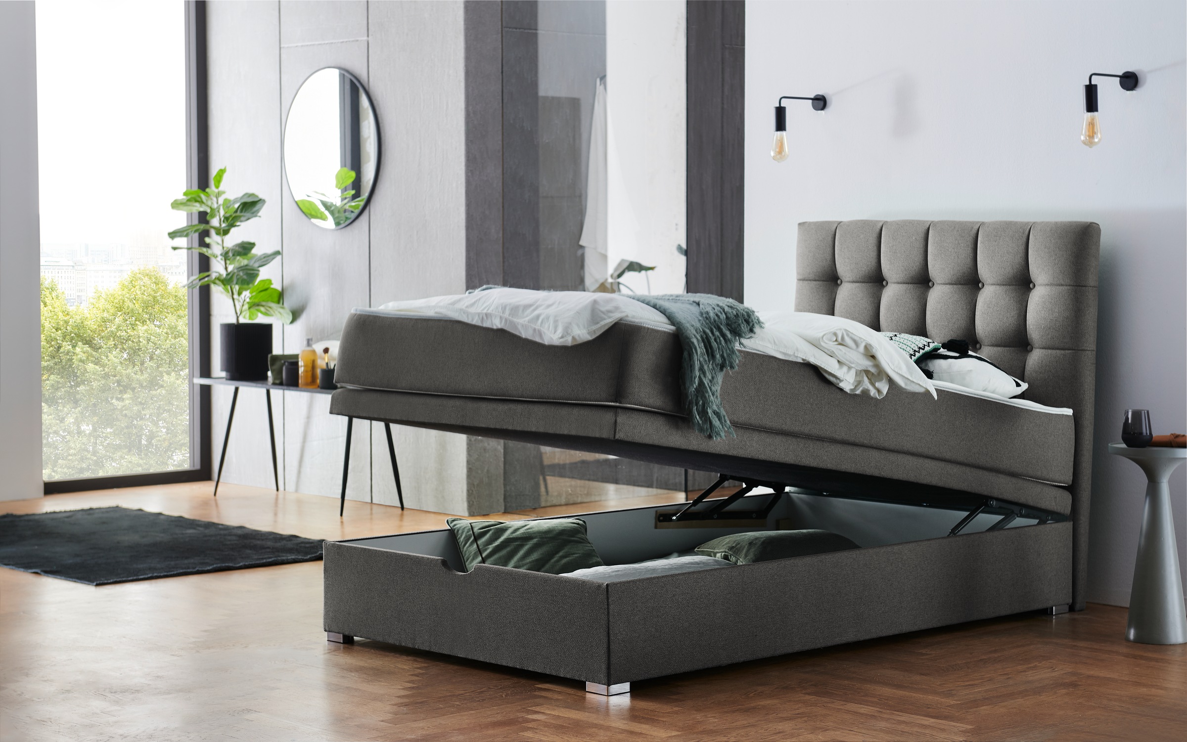 ATLANTIC home collection Boxbett "Riona", mit geräumigem Bettkasten, wahlwe günstig online kaufen