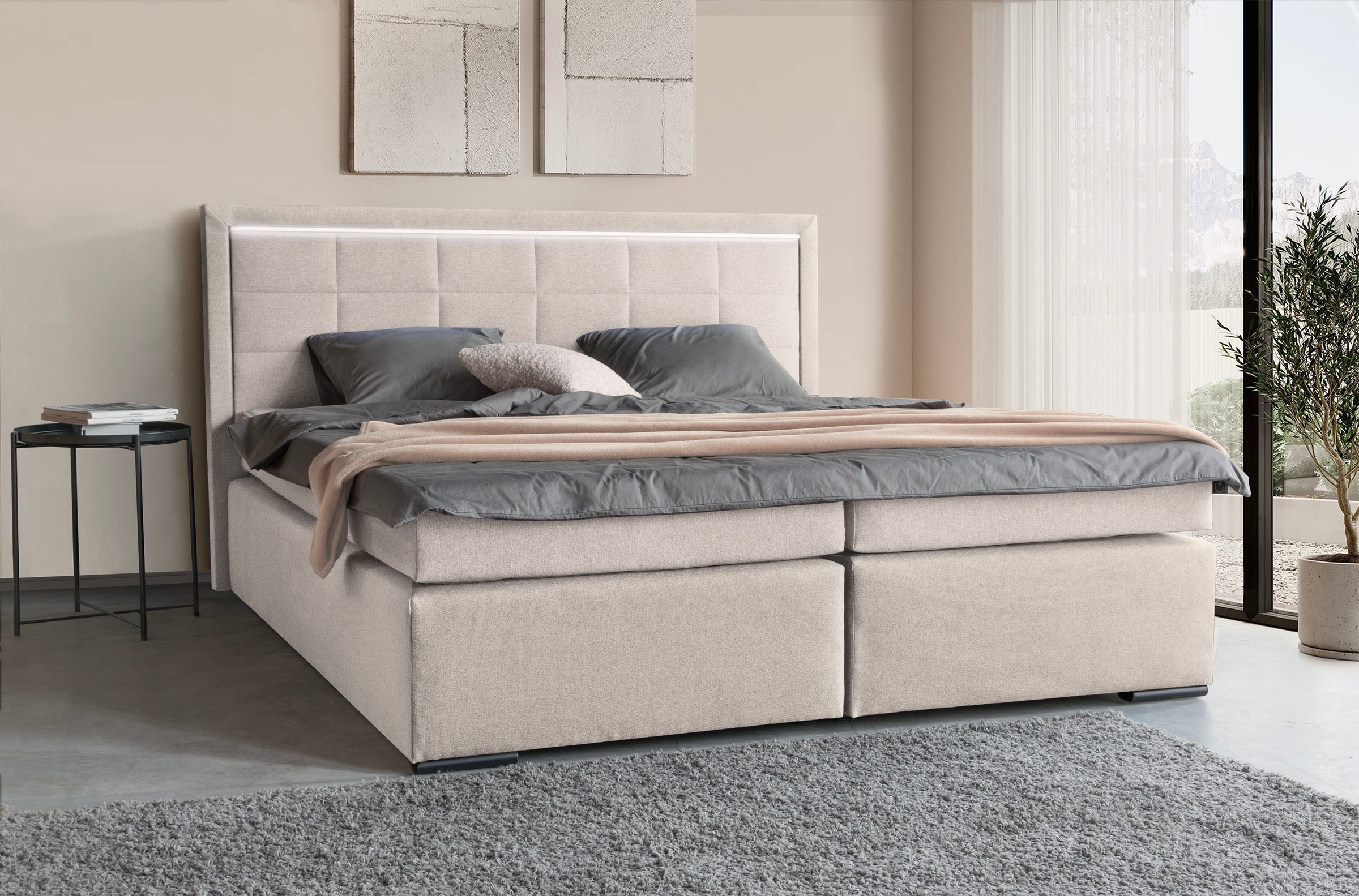 COLLECTION AB Boxspringbett "30 Jahre Jubiläums-Modell Athena", in H2,H3 & günstig online kaufen