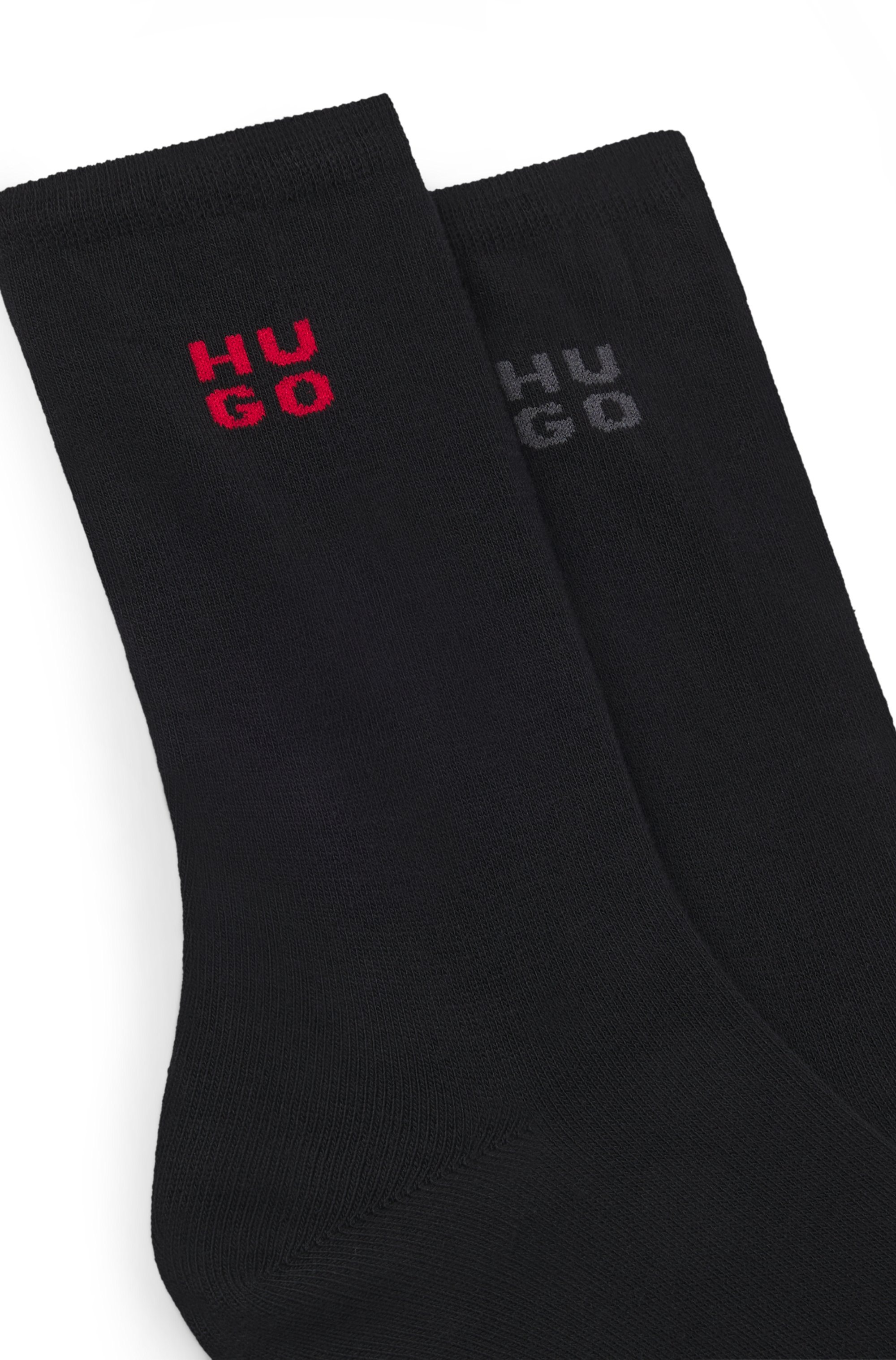 HUGO Underwear Socken »2P RS UNI LOGO CC« 2 Paar tlg. mit dezentem Logo, nahtlose Verarbeitung