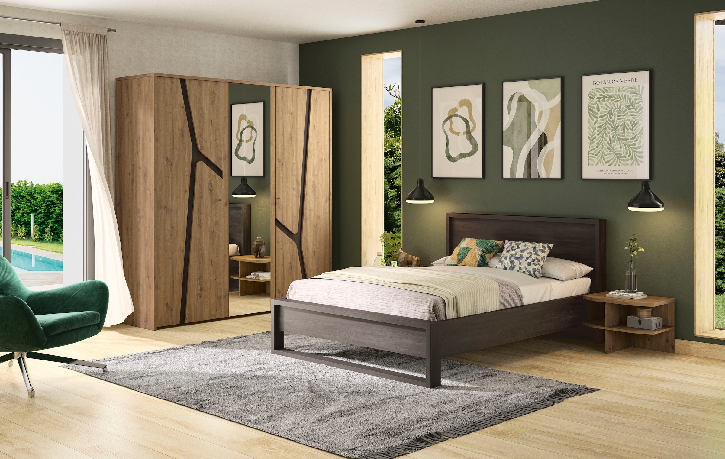 Gami Schlafzimmer-Set "SET (4-tlg)" 4 Stk. tlg. Ein elegantes und funktiona günstig online kaufen