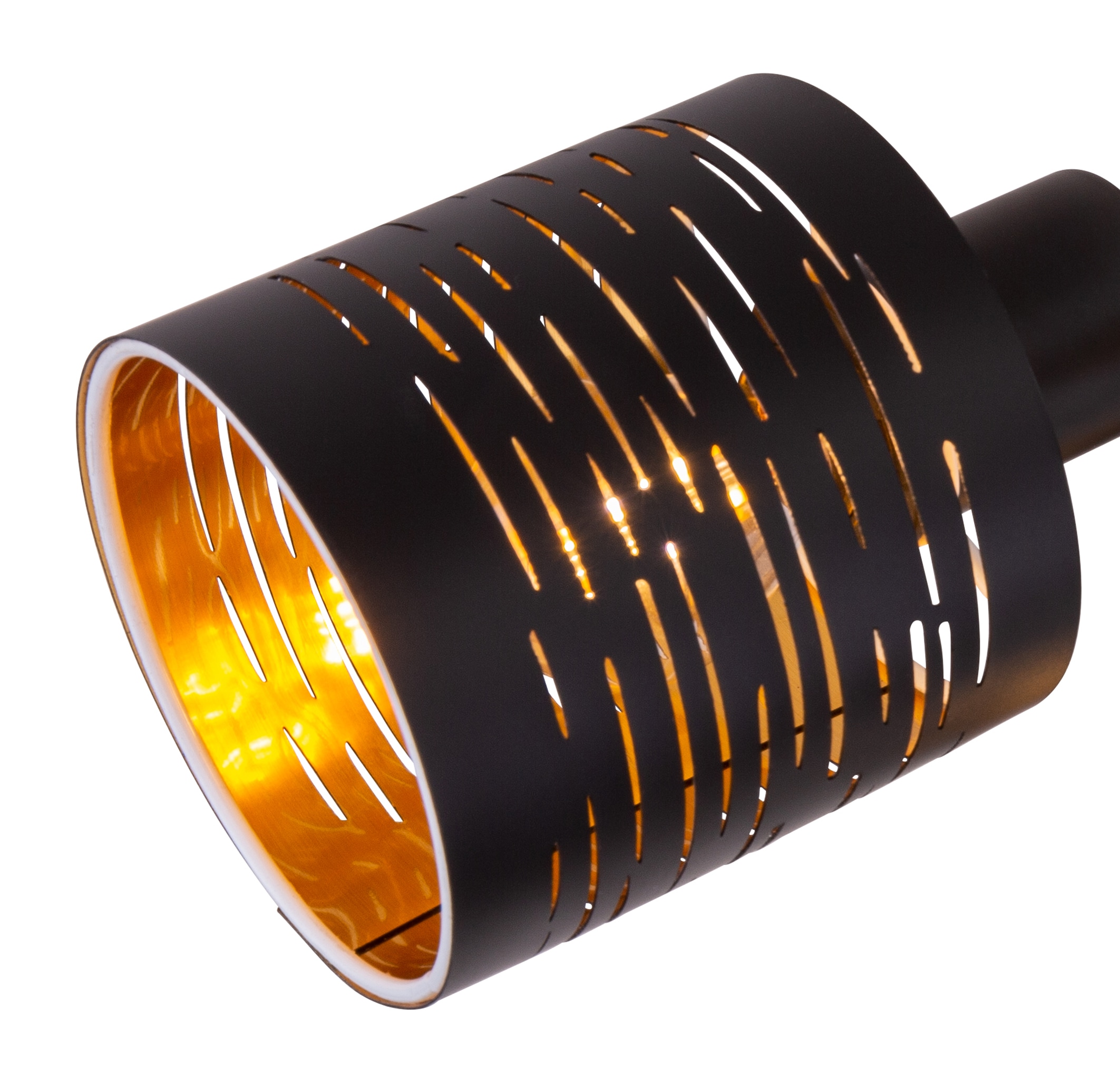 GLOBO LIGHTING Deckenleuchte »TUNNO«, Leuchtmittel E14 | ohne Leuchtmittel, Deckenlampe/goldfarben/Wohnzimmer/Flur/ø: 400mm