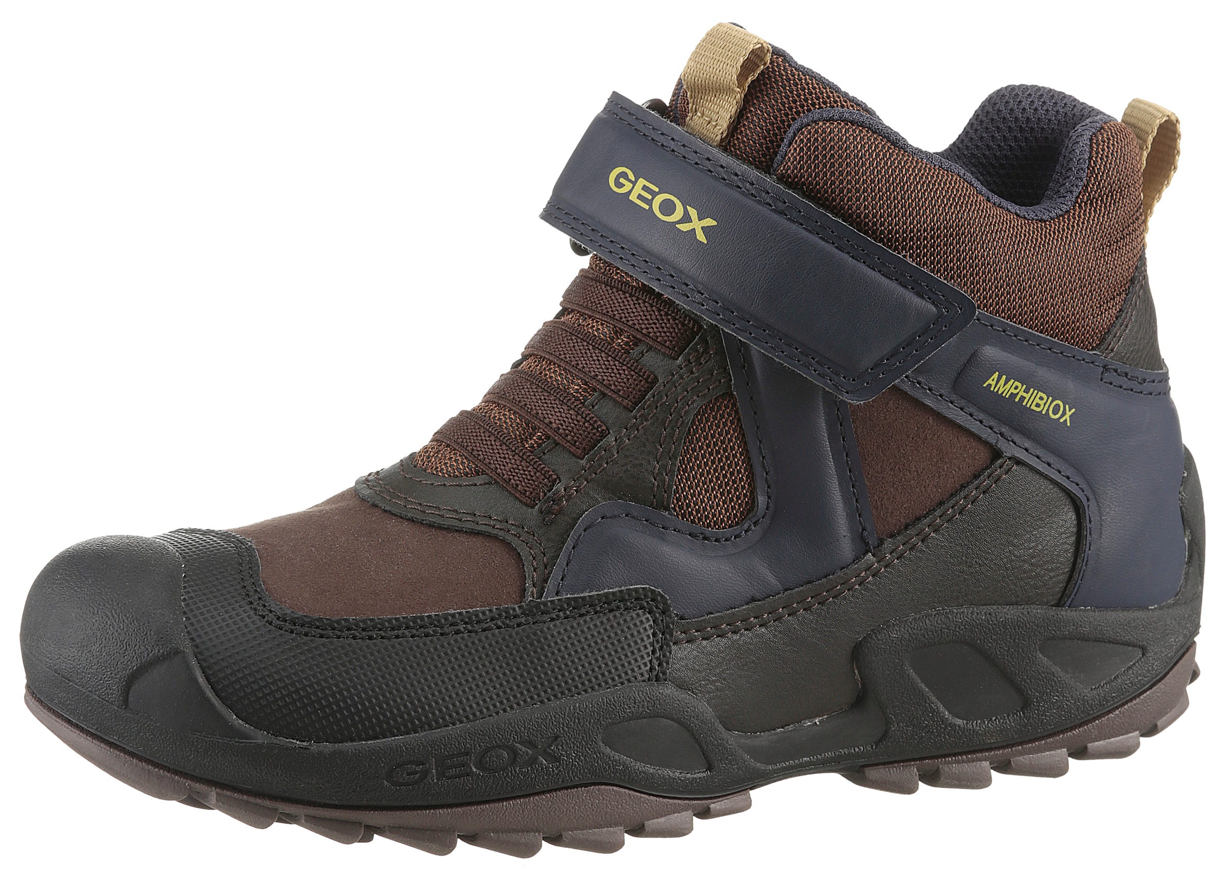 Geox Winterstiefel "J NEW SAVAGE BOY B ABX", Trekkingboots, Winterstiefel, Kindergartenschuh mit Warmfutter