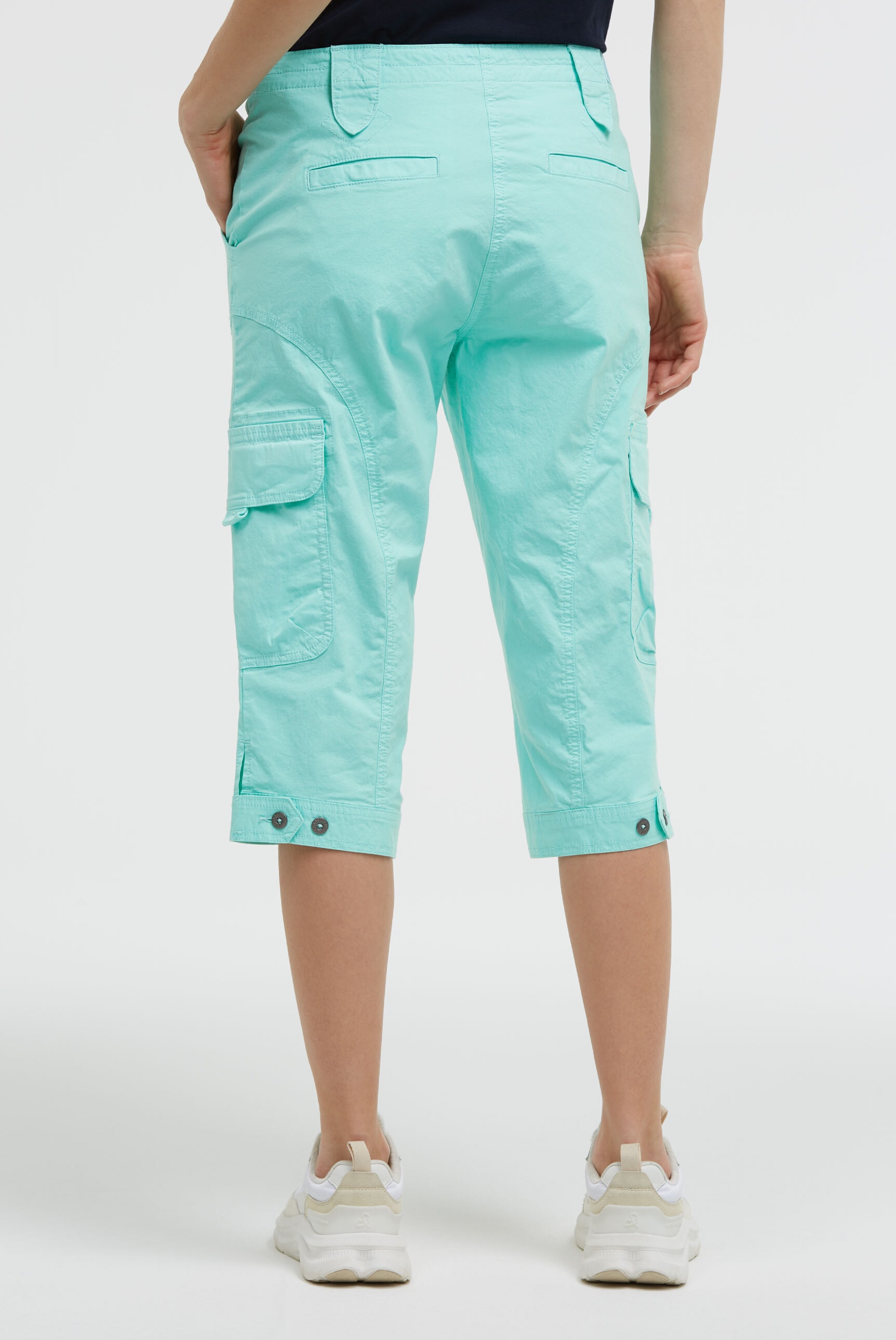 SOCCX Skaterbermudas  mit verstellbarem Knopfriegel am Hosensaum