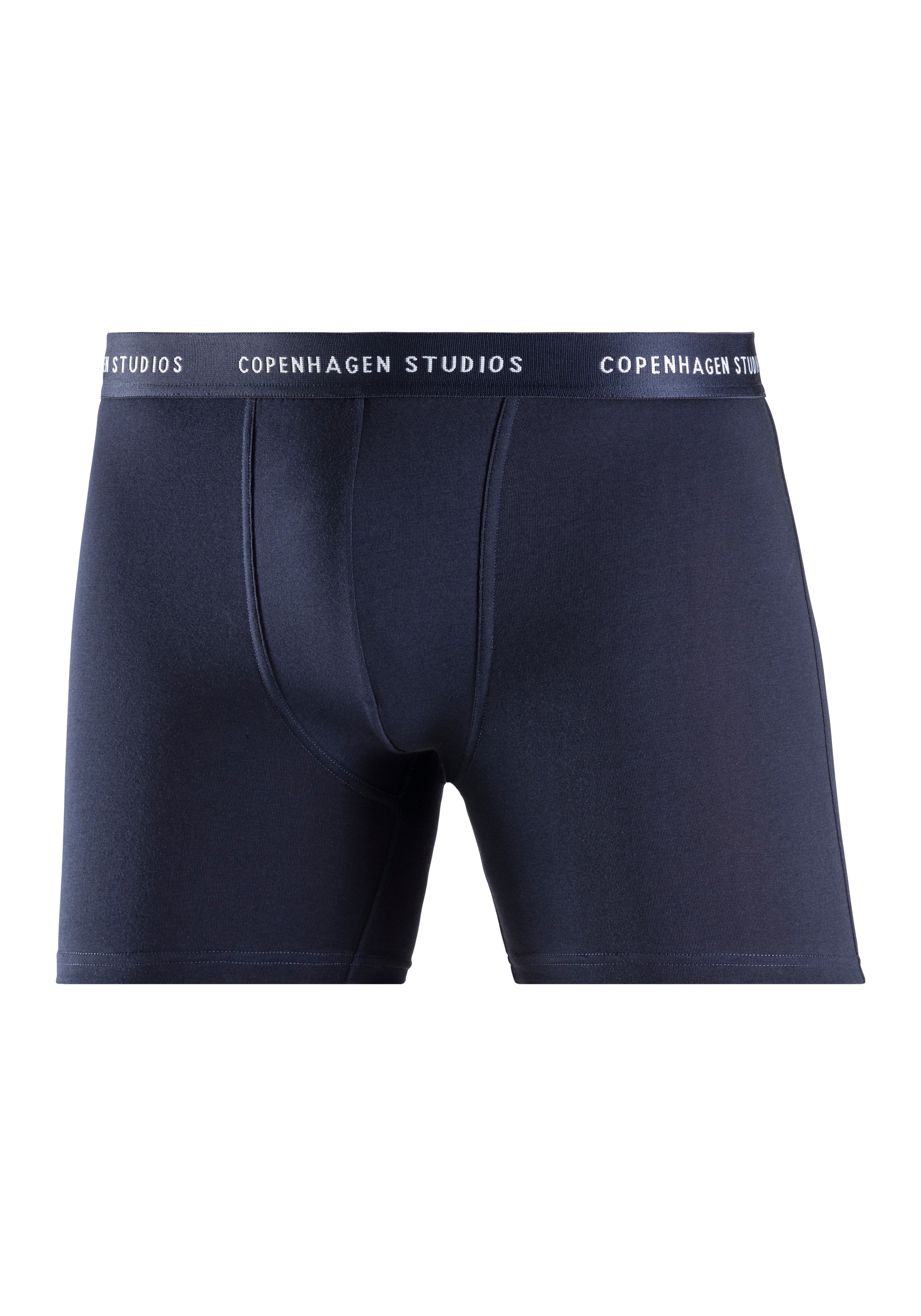 Copenhagen Studios Langer Boxer »Boxershorts für Herren«, (3 St.), mit längerem Bein und Logobund