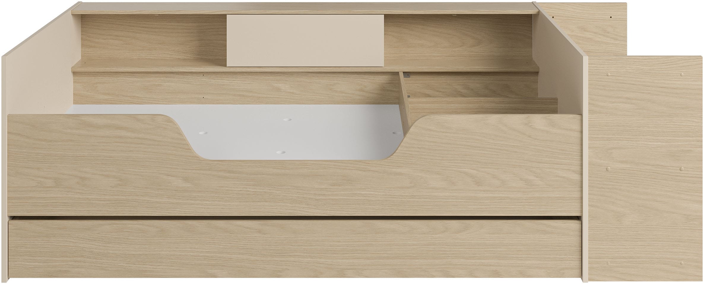 Gami Stauraumbett »BAYA« Ein Bett, das mit Ihrem Kind mitwächst !