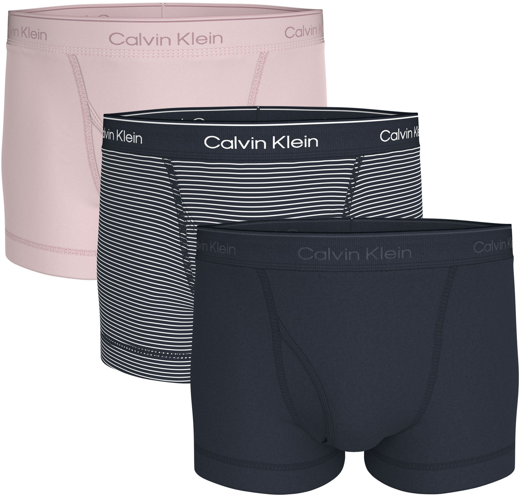 Calvin Klein Underwear "TRUNK 3PK" Packung, 3er-Pack, mit Logo-Elastikbund