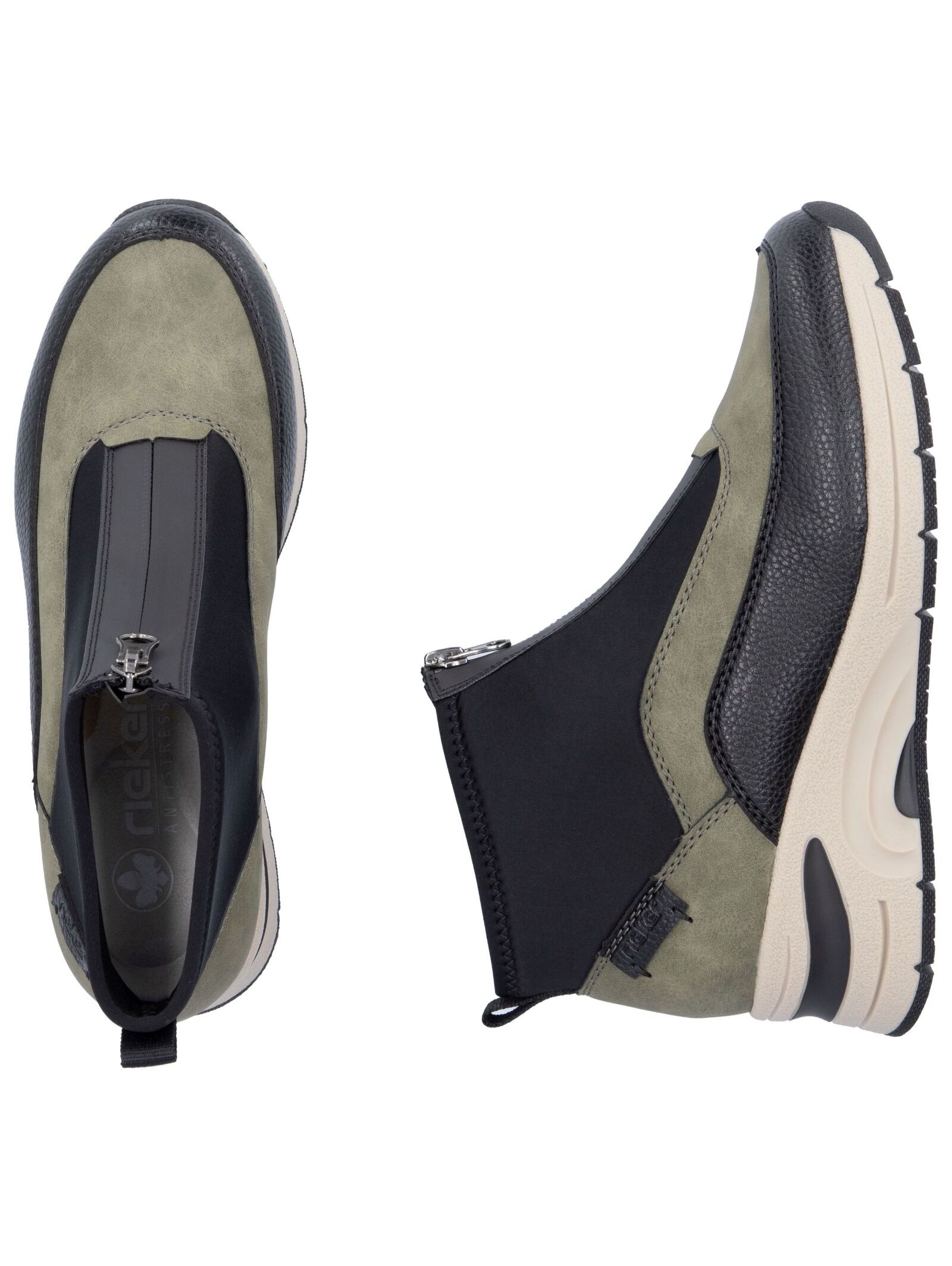 Rieker Keilstiefelette »Rieker Stiefelette Lederimitat/Textil«