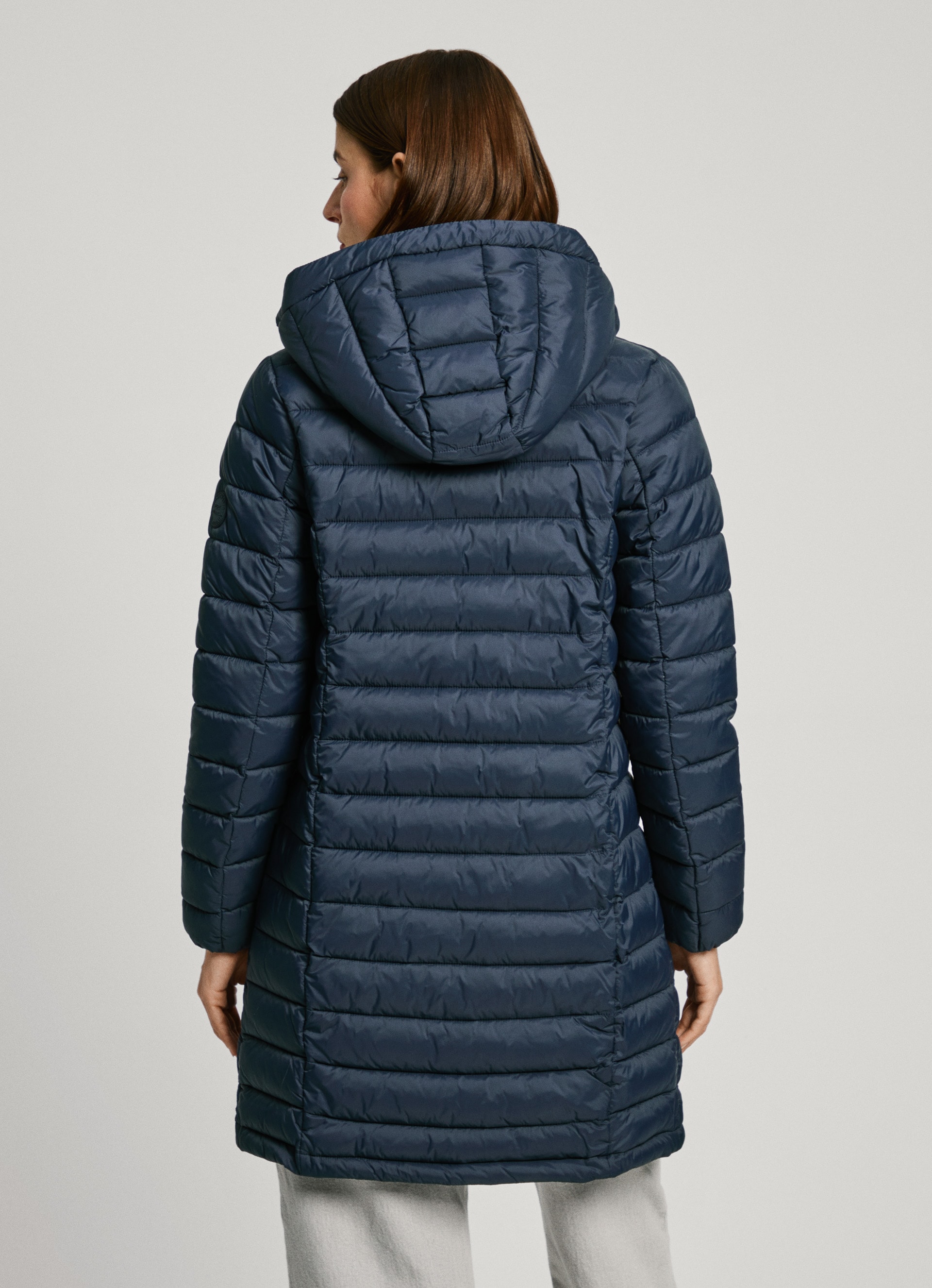 Pepe Jeans Outdoorjacke »AMMY LONG«, mit Kapuze, mit abnehmbarer Kapuze