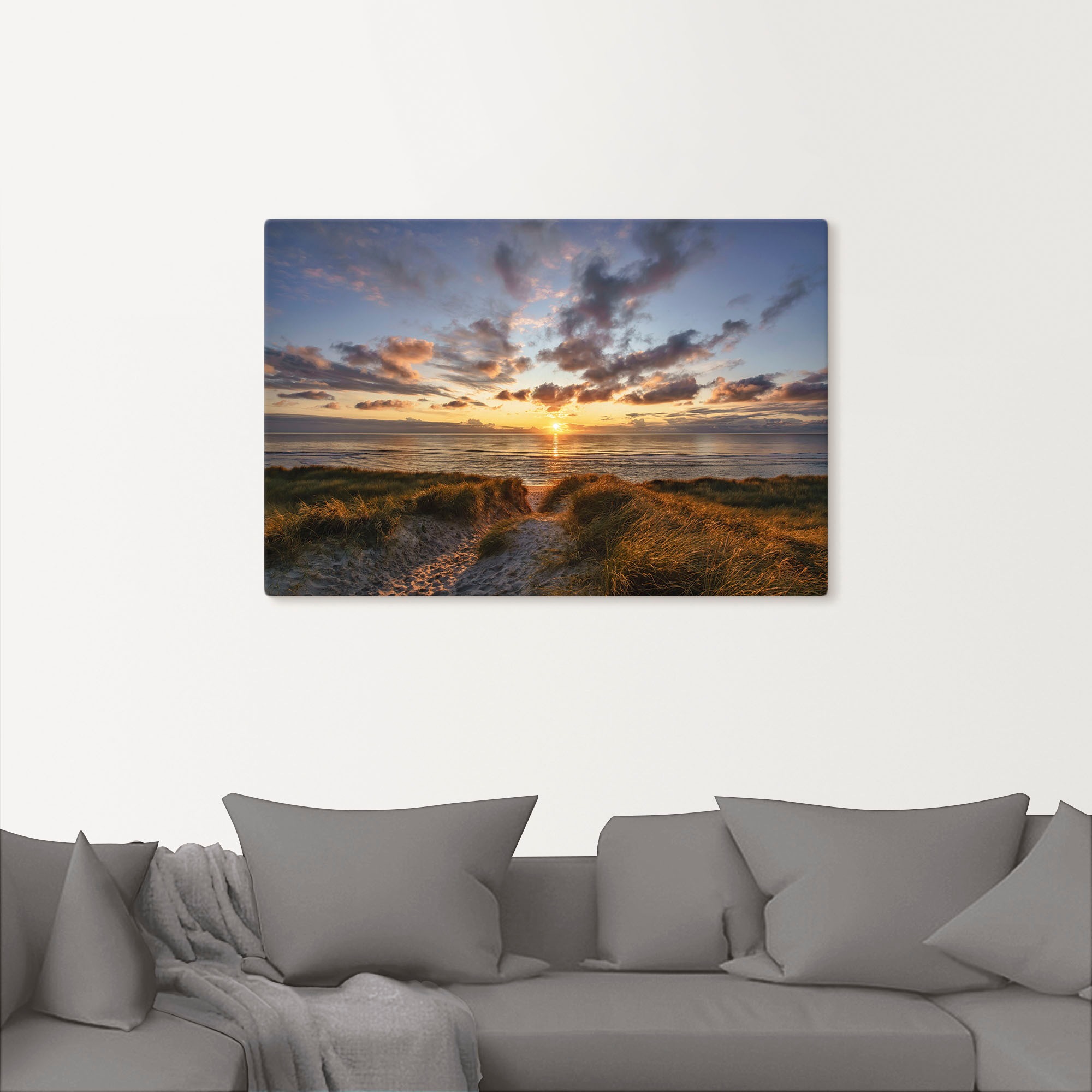 Artland Wandbild "Sonnenuntergang auf Sylt", Bilder vom Sonnenuntergang & - günstig online kaufen