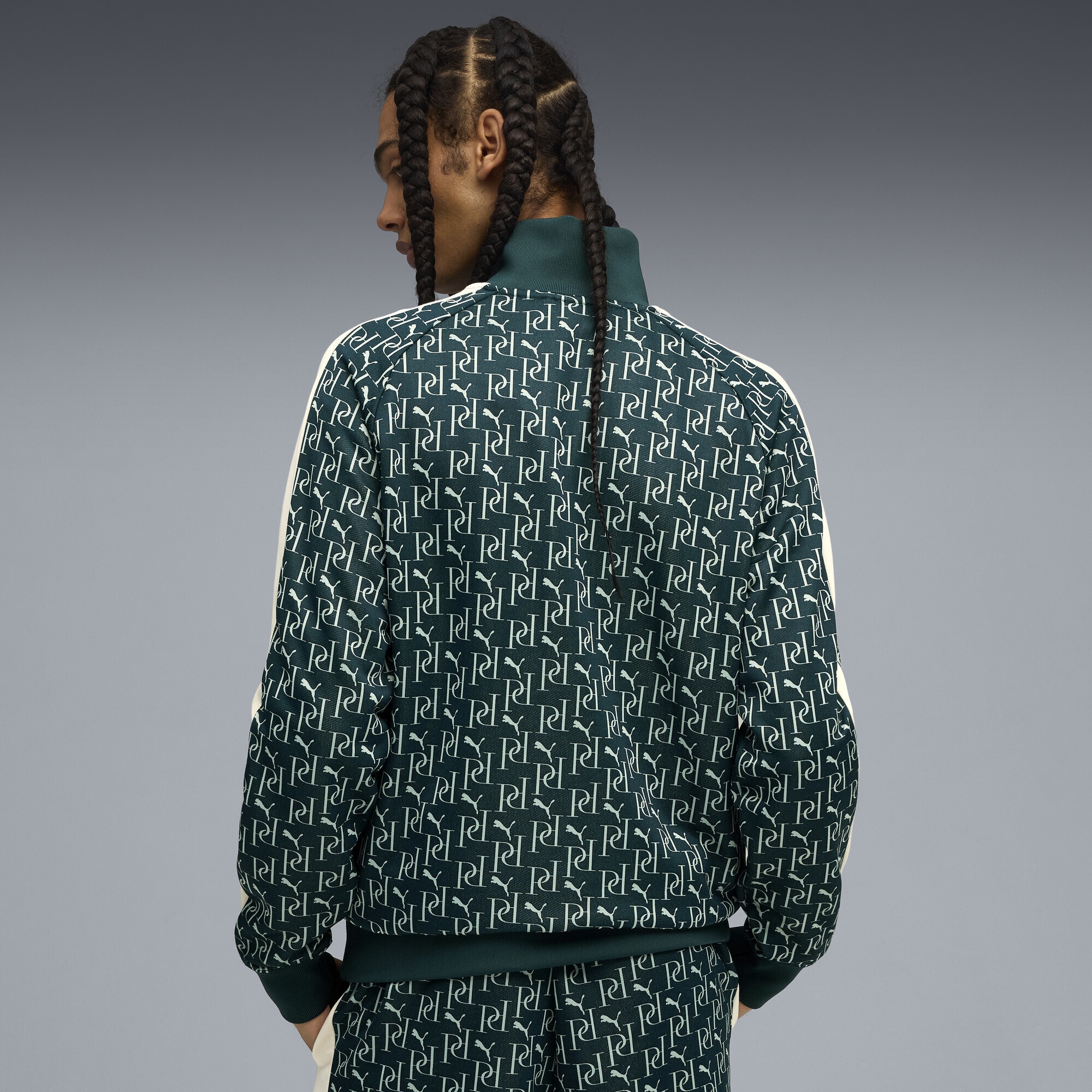 PUMA Trainingsjacke »T7 Allover-Print Trainingsjacke Herren«