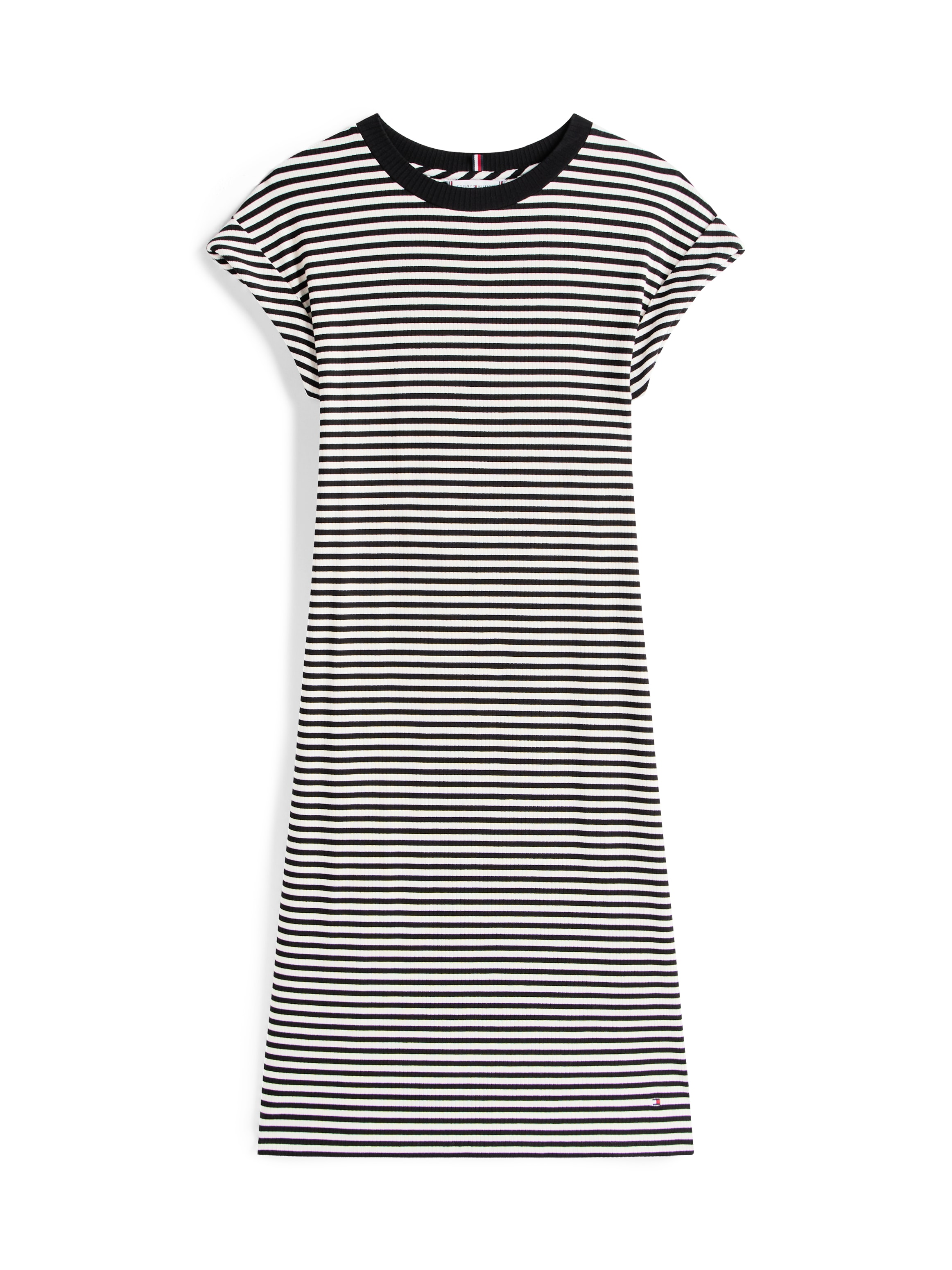 Tommy Hilfiger Shirtkleid »RIB SHORT REG TEE DRS«