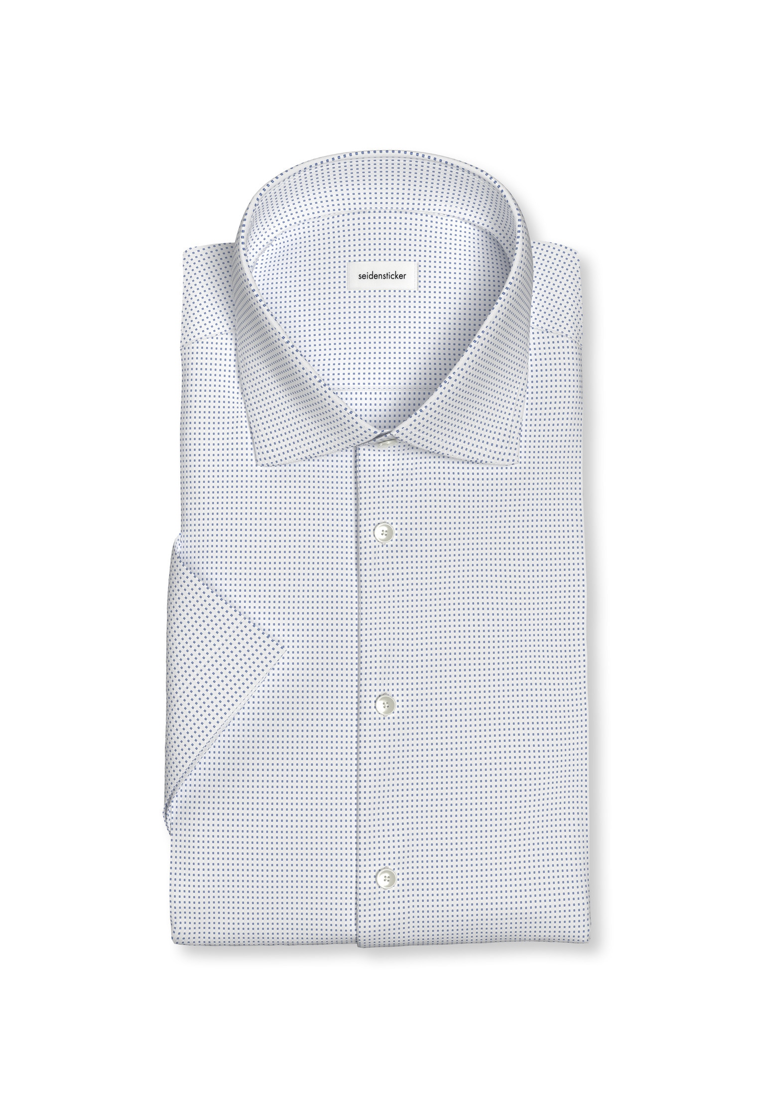 seidensticker Businesshemd »Regular« Regular Kurzarm Kentkragen Struktur