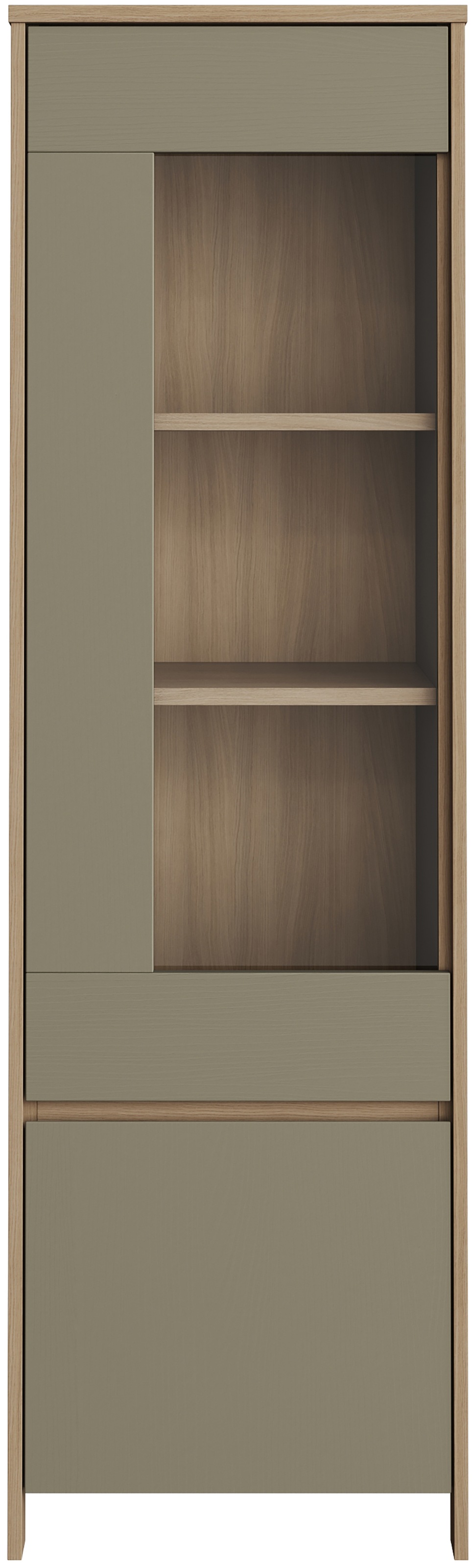 Home affaire Vitrine "Stranda, Hochschrank im Scandi-Style, moderne Glasvit günstig online kaufen