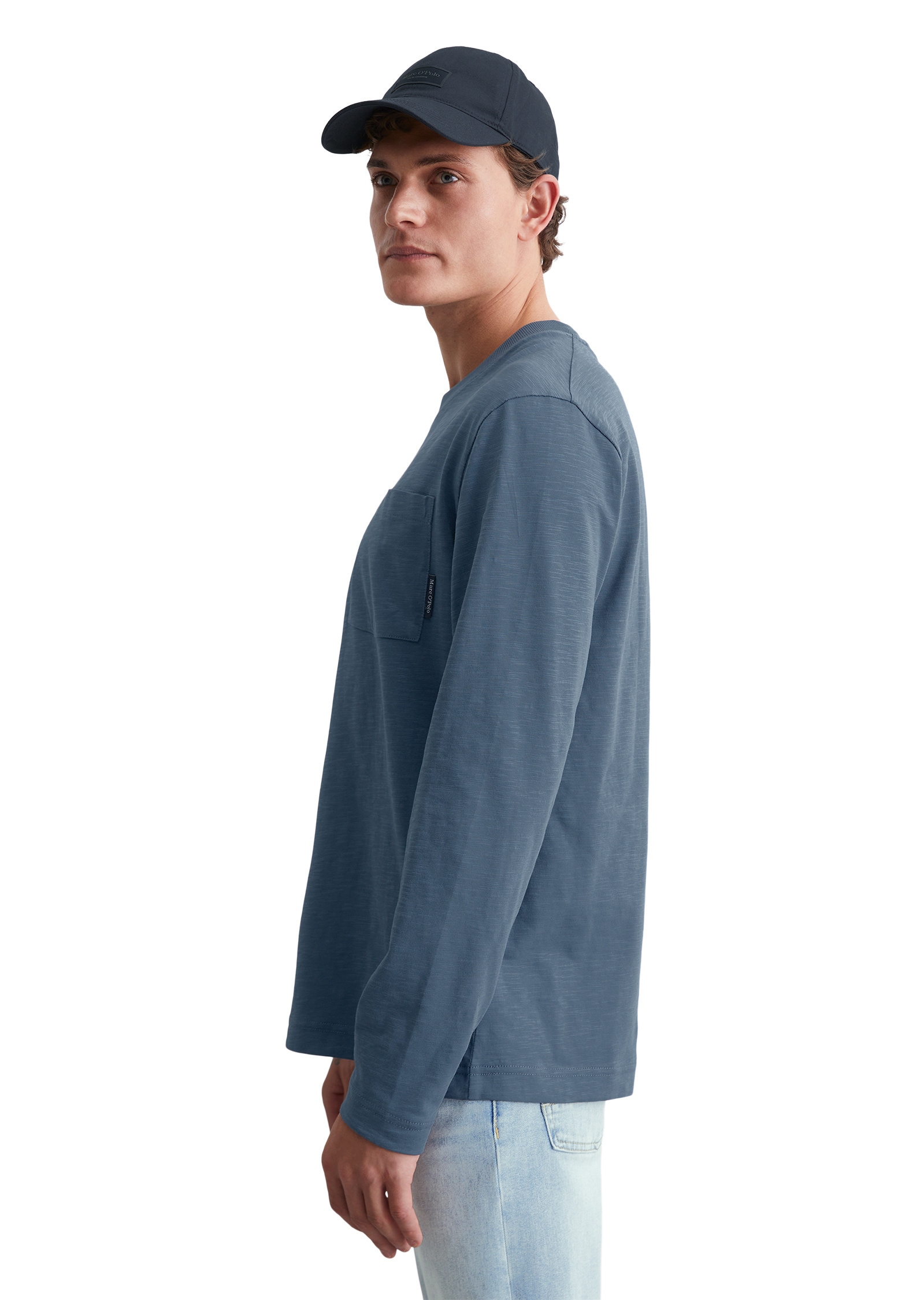 Marc OPolo Langarmshirt "in Heavy-Slub-Jersey-Qualität" günstig online kaufen