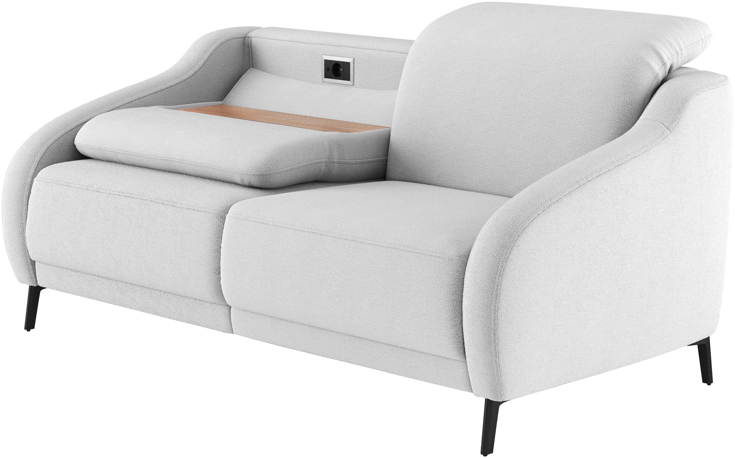 sit&more 3-Sitzer »Blues«, wahlweise mit Klapptisch und USB