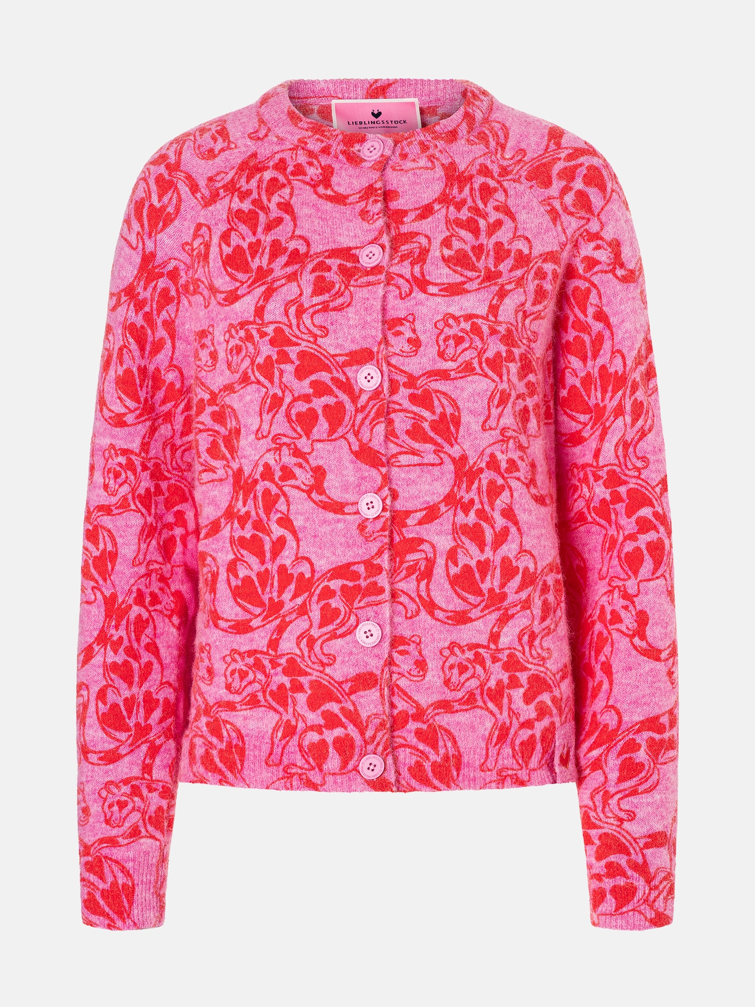 Lieblingsstück Strickjacke »AitanaL« mit Alloverprint