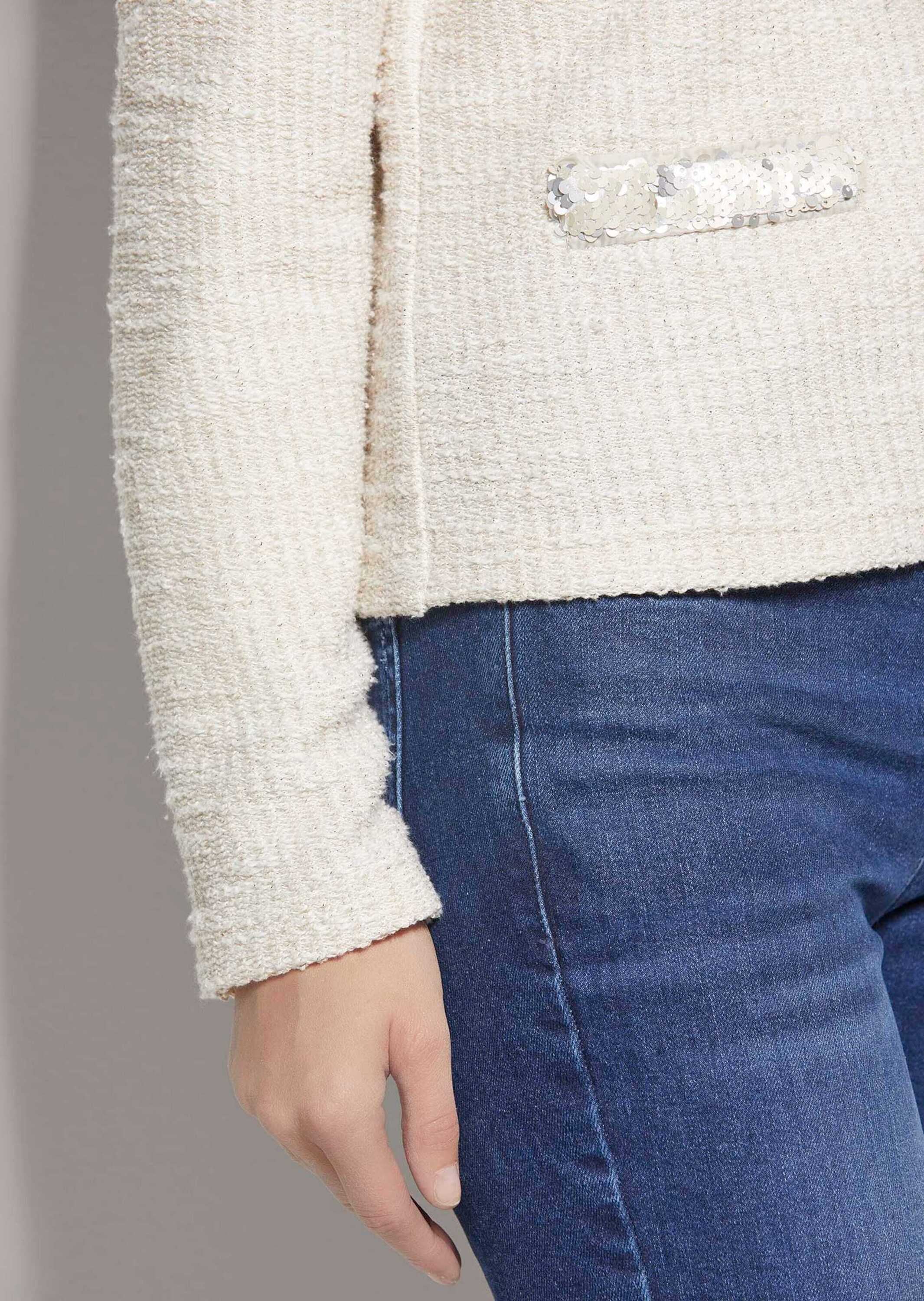 MADELEINE Kurzjacke »Sweatjacke Kurze Sweat-Jacke mit Pailletten«