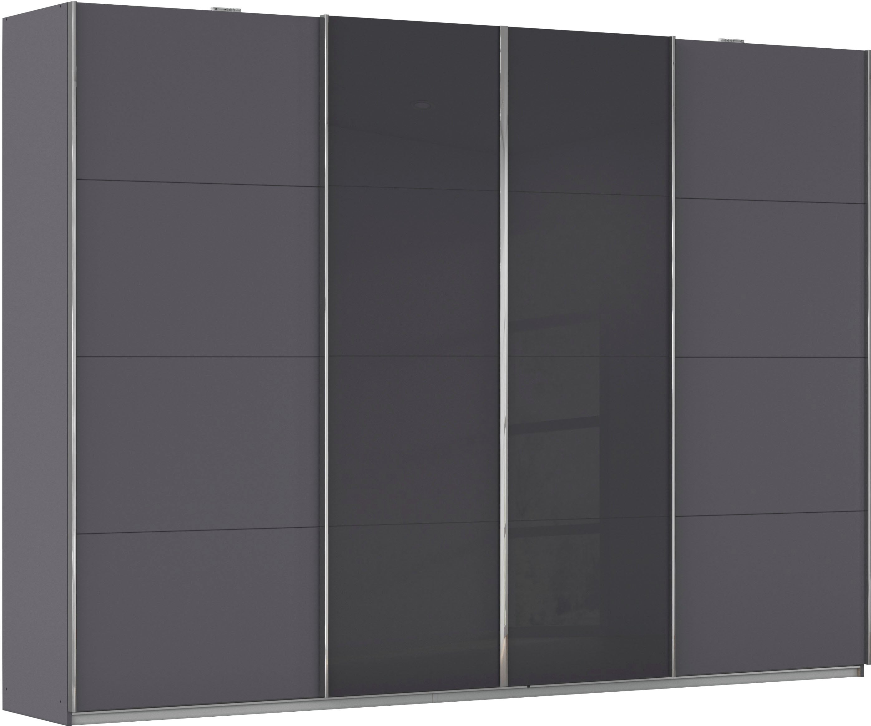 rauch "Kleiderschrank Schrank Garderobe Wäscheschrank Ankleide SYNCRONO" Mitteltüren öffnen parallel, Breiten 271/316/361 cm Höhen 211/230 cm, Mitteltüren mit praktischer Synchron-Öffnung MADE IN GERMANY