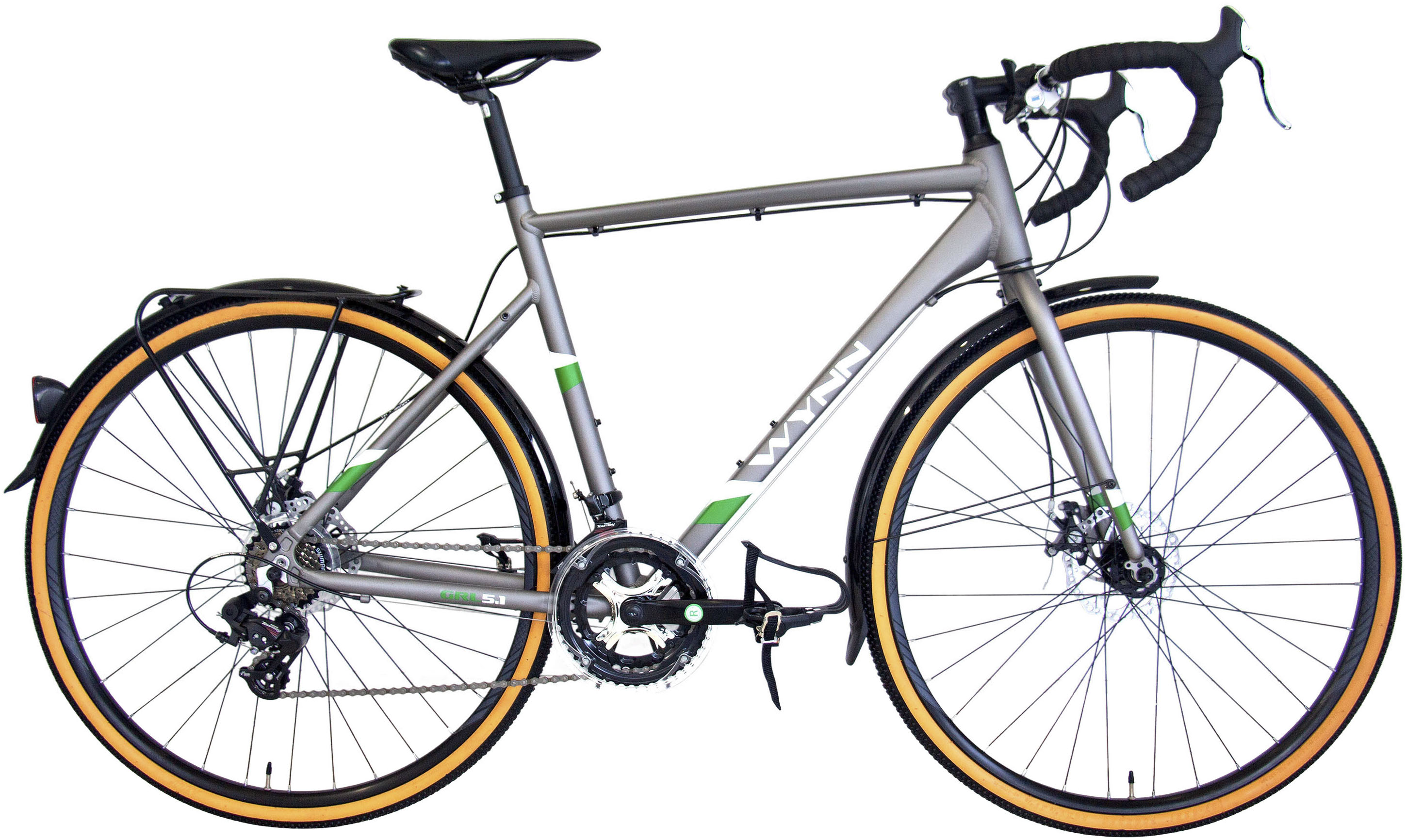 WYNN Gravelbike "GRL5.1" 14 Gang Shimano Tourney Schaltwerk Kettenschaltung