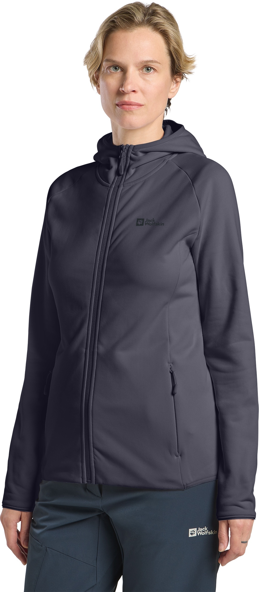 Jack Wolfskin Fleecejacke "BAISELBERG HOODED FZ W" mitKapuze günstig online kaufen