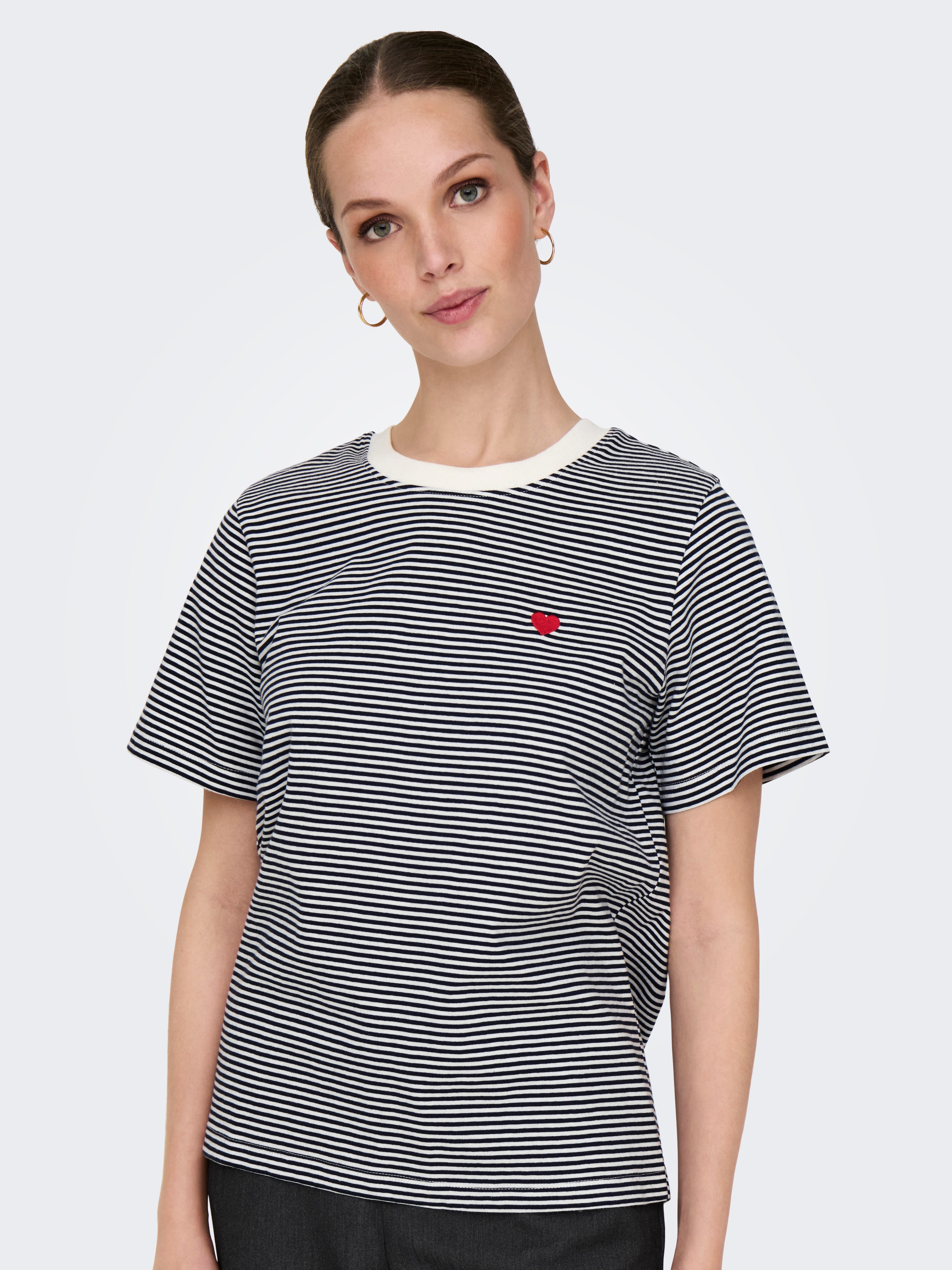 JDY Kurzarmshirt »JDYPISA S/S PRINT TOP JRS NOOS«