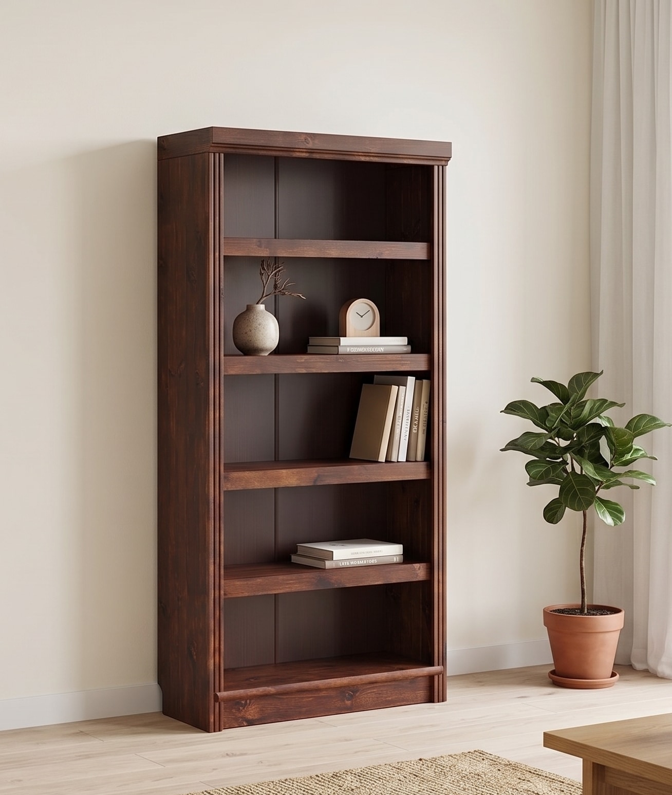 OTTO home Bücherregal "Soeren" aus massiver Kiefer, Tiefe 29 cm, FSC-zertifiziert