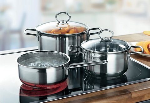 Krüger Topf-Set "Manhattan" Set, 1x Kochtopf Ø 16 cm, 1x Kochtopf Ø 20 cm, günstig online kaufen