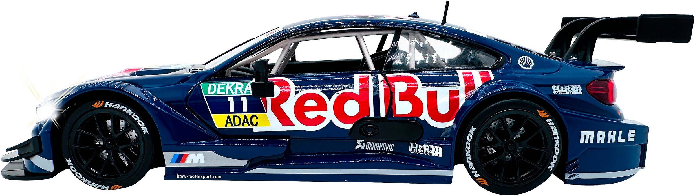 Jamara Spielzeug-Auto »Diecast,  BMW M4 DTM blau inklusive Batterien« LED Licht; Maßstab 1:24