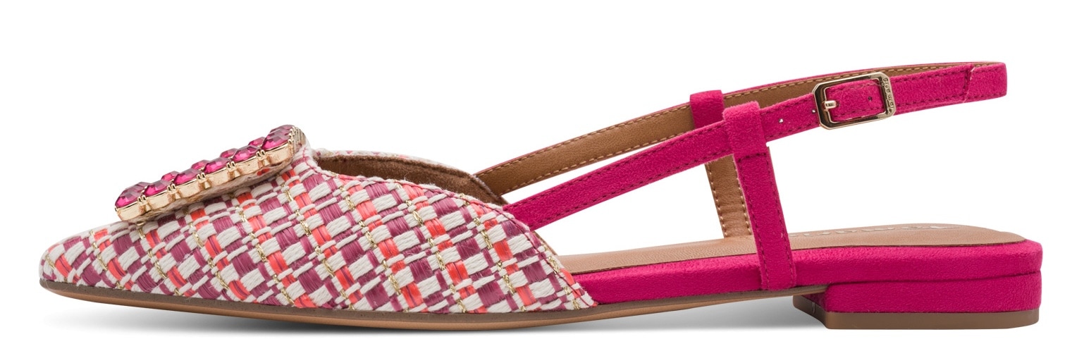 Tamaris Slingpumps  Blockabsatz, Sommerschuh, Businesschuh in spitzer Form